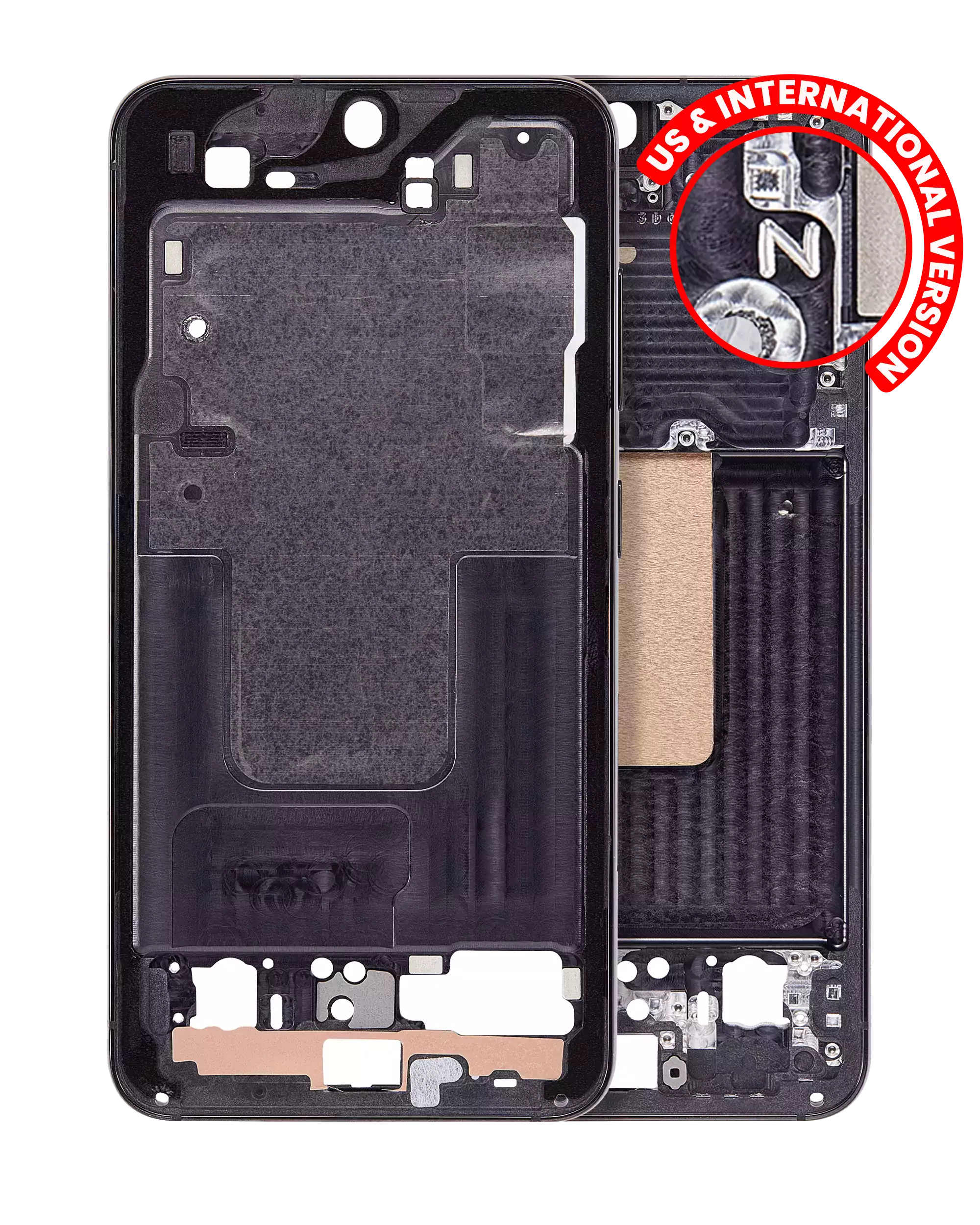Frame centrale per Samsung Galaxy S23 5G (US e International Version) (Phantom Nero)