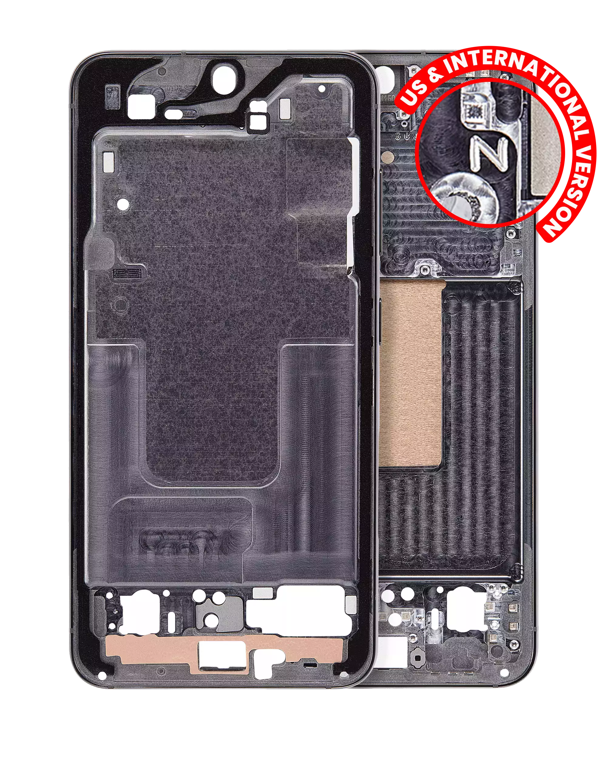 Frame centrale per Samsung Galaxy S23 5G (US e International Version) (Verde)