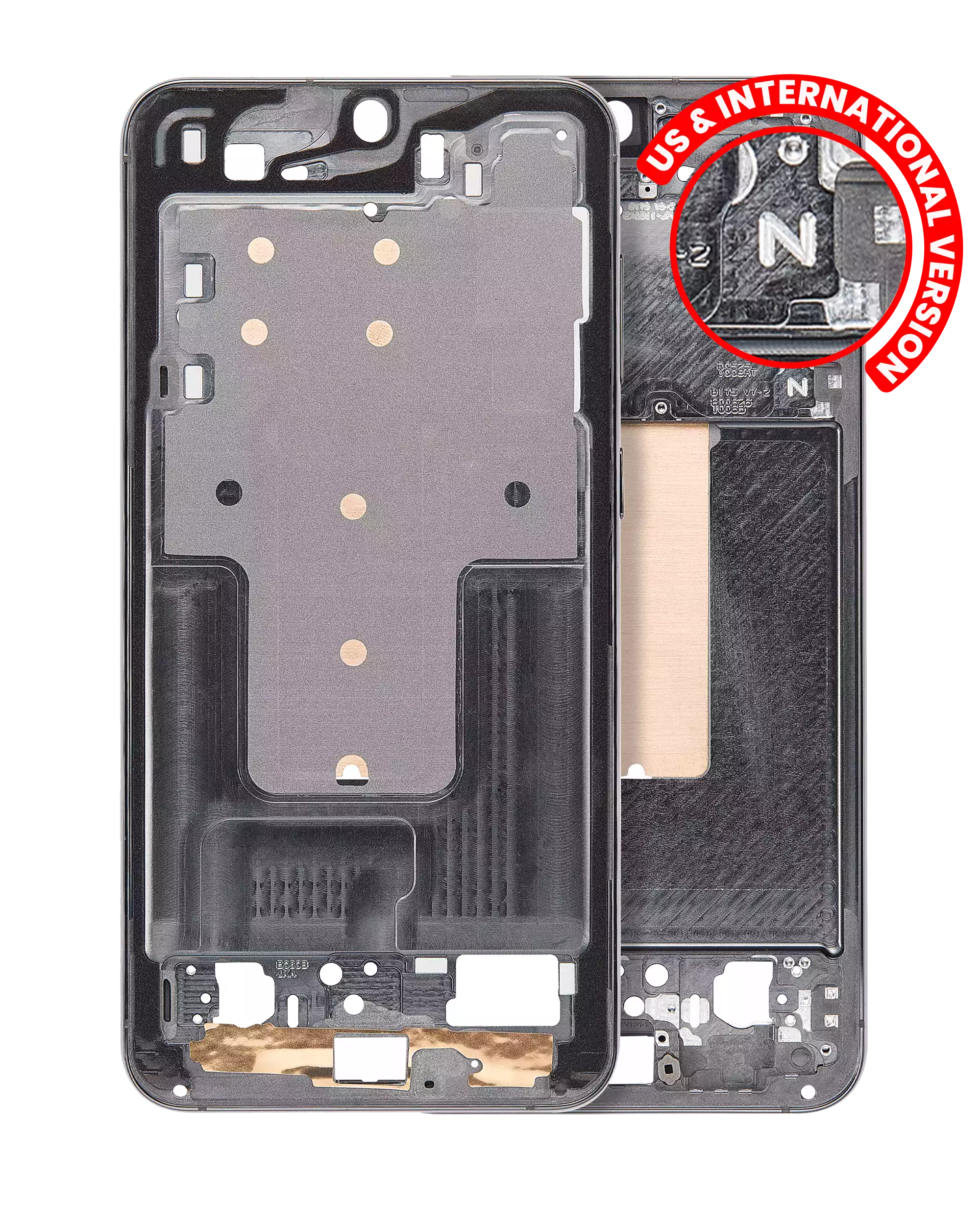 Frame centrale per Samsung Galaxy S23 Plus 5G (US e International Version) (Verde)