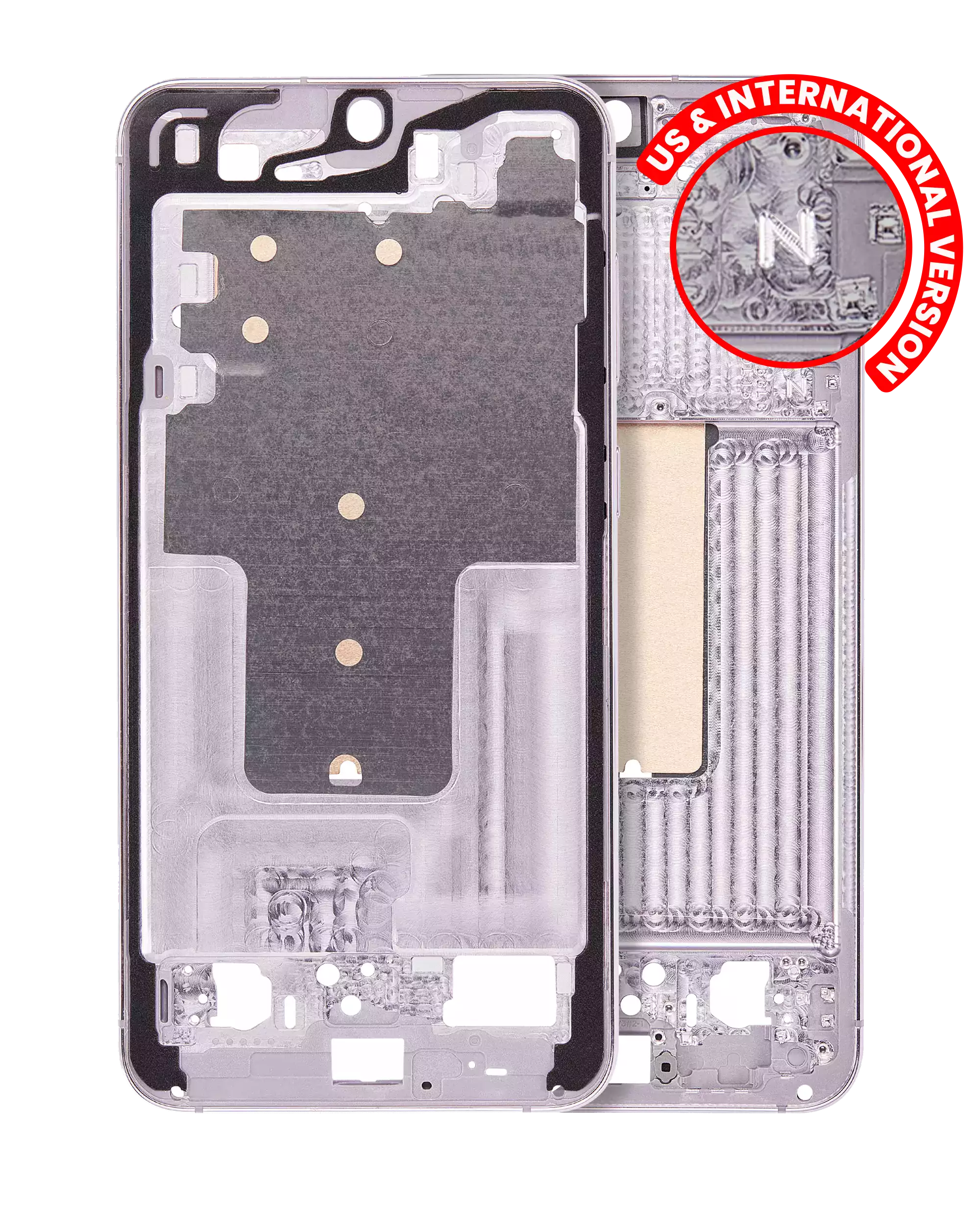 Frame centrale per Samsung Galaxy S23 Plus 5G (US e International Version) (Lavanda)