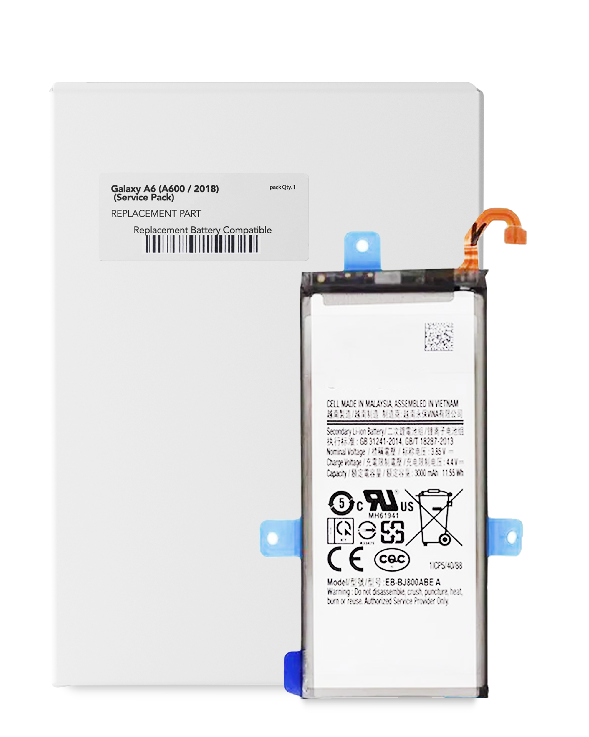 Batteria di ricambio per Samsung Galaxy A6 (A600 / 2018) (Service Pack)