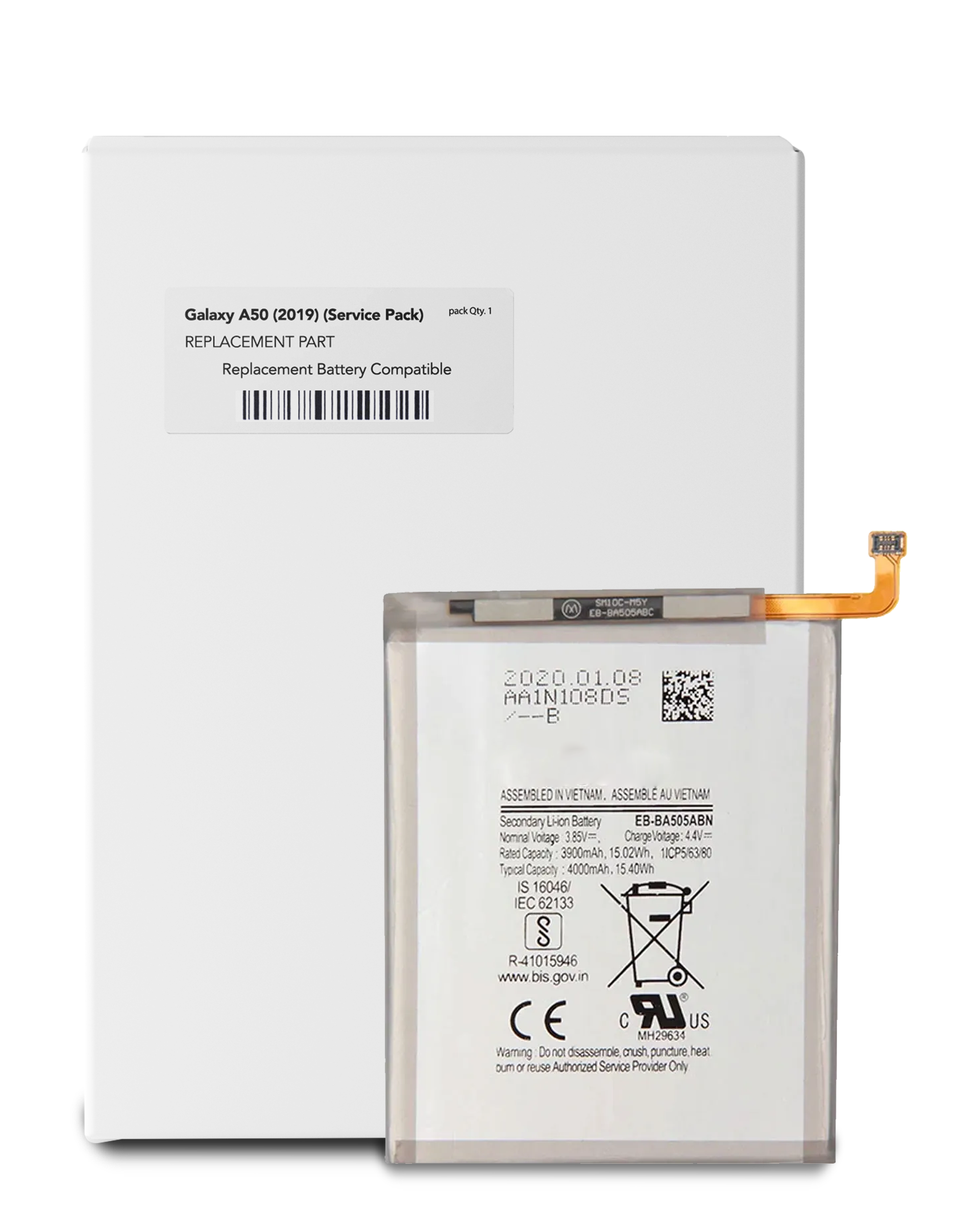 Batteria di ricambio per Samsung Galaxy A50 (A505 / 2019) (Service Pack)