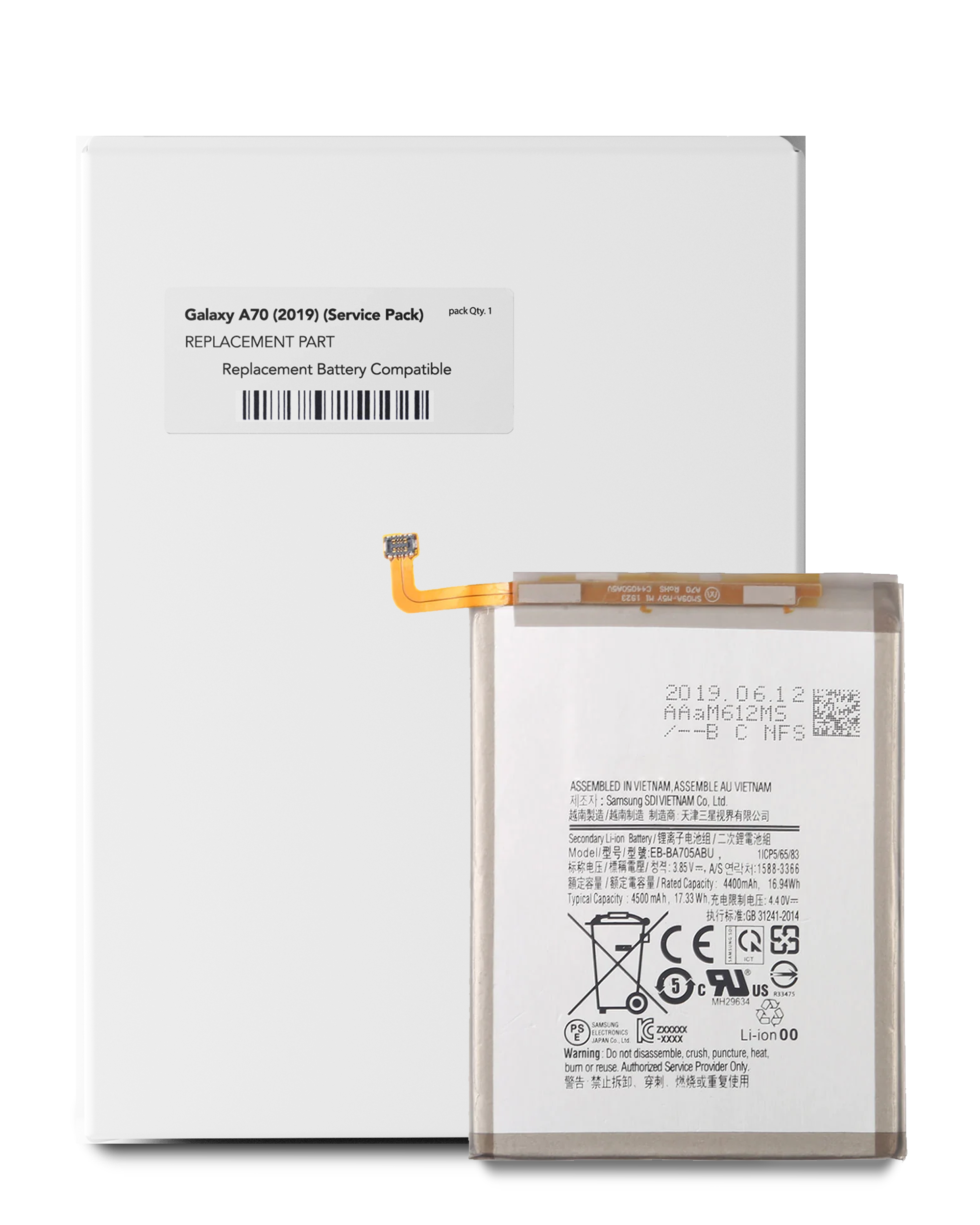 Batteria di ricambio per Samsung Galaxy A70 (A705 / 2019) (Service Pack)