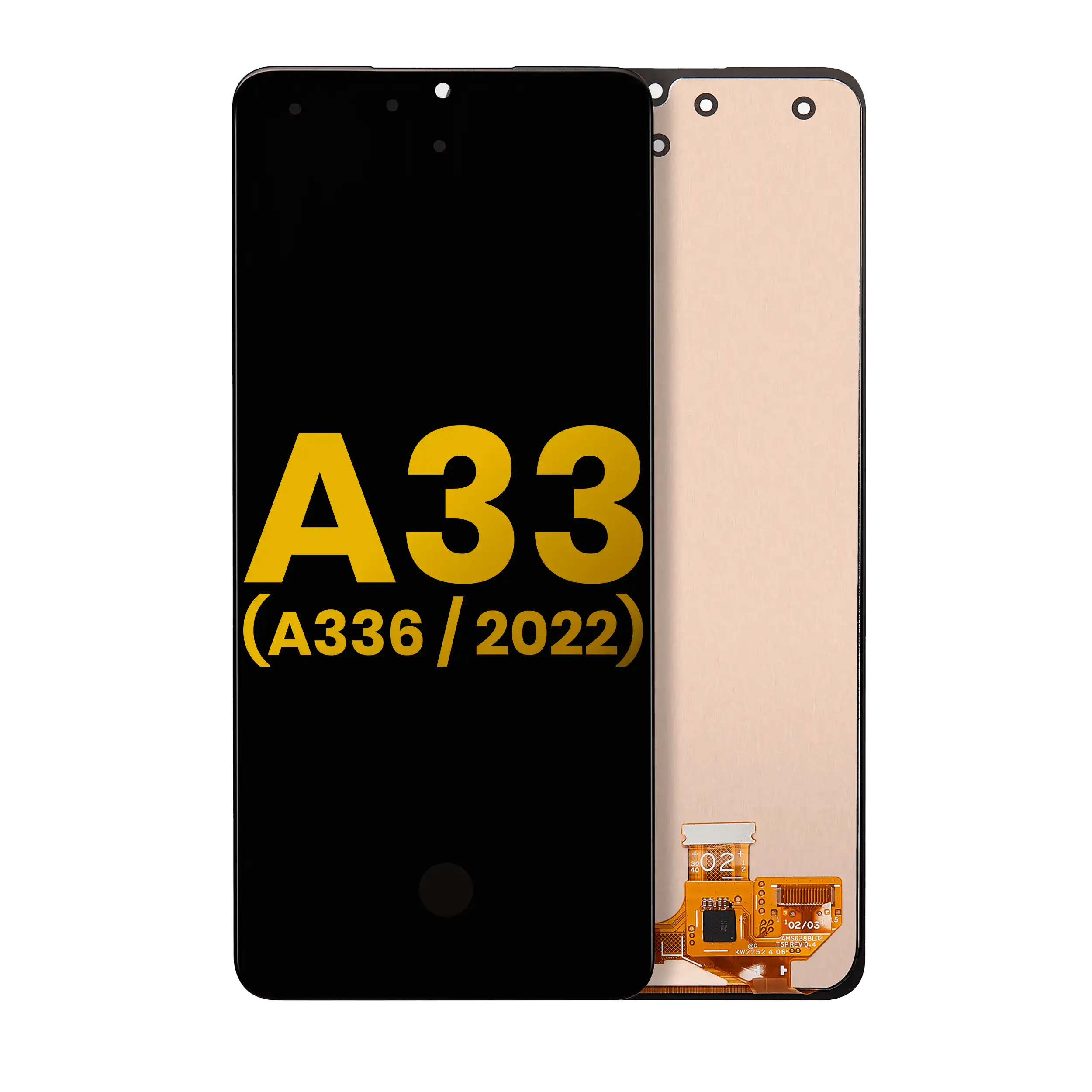 Display LCD completo senza Frame per Samsung Galaxy A33 5G (A336 / 2022) (Refurbished) (tutti i colori)