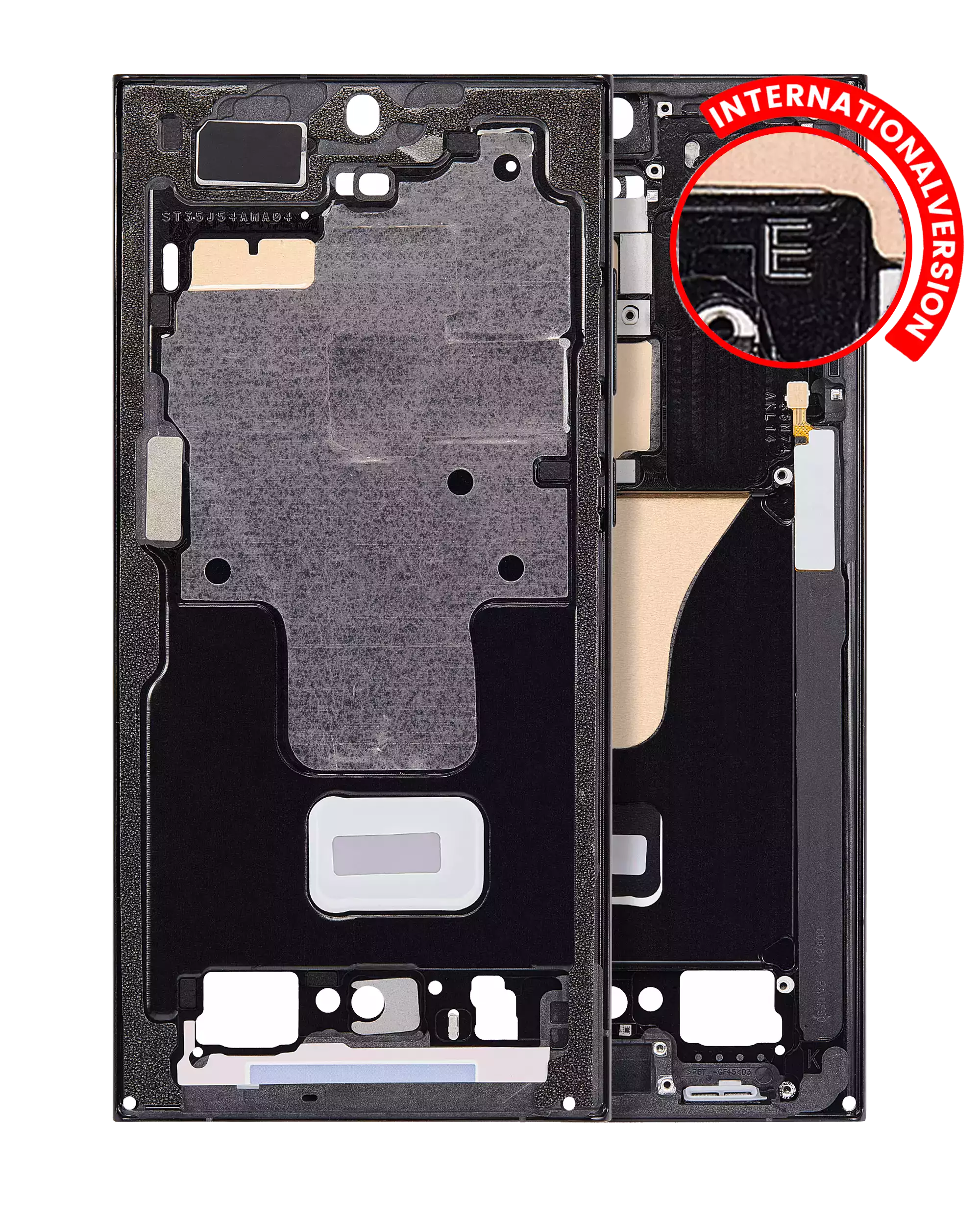 Frame centrale per Samsung Galaxy S23 Ultra 5G (International Version) (Grafite)