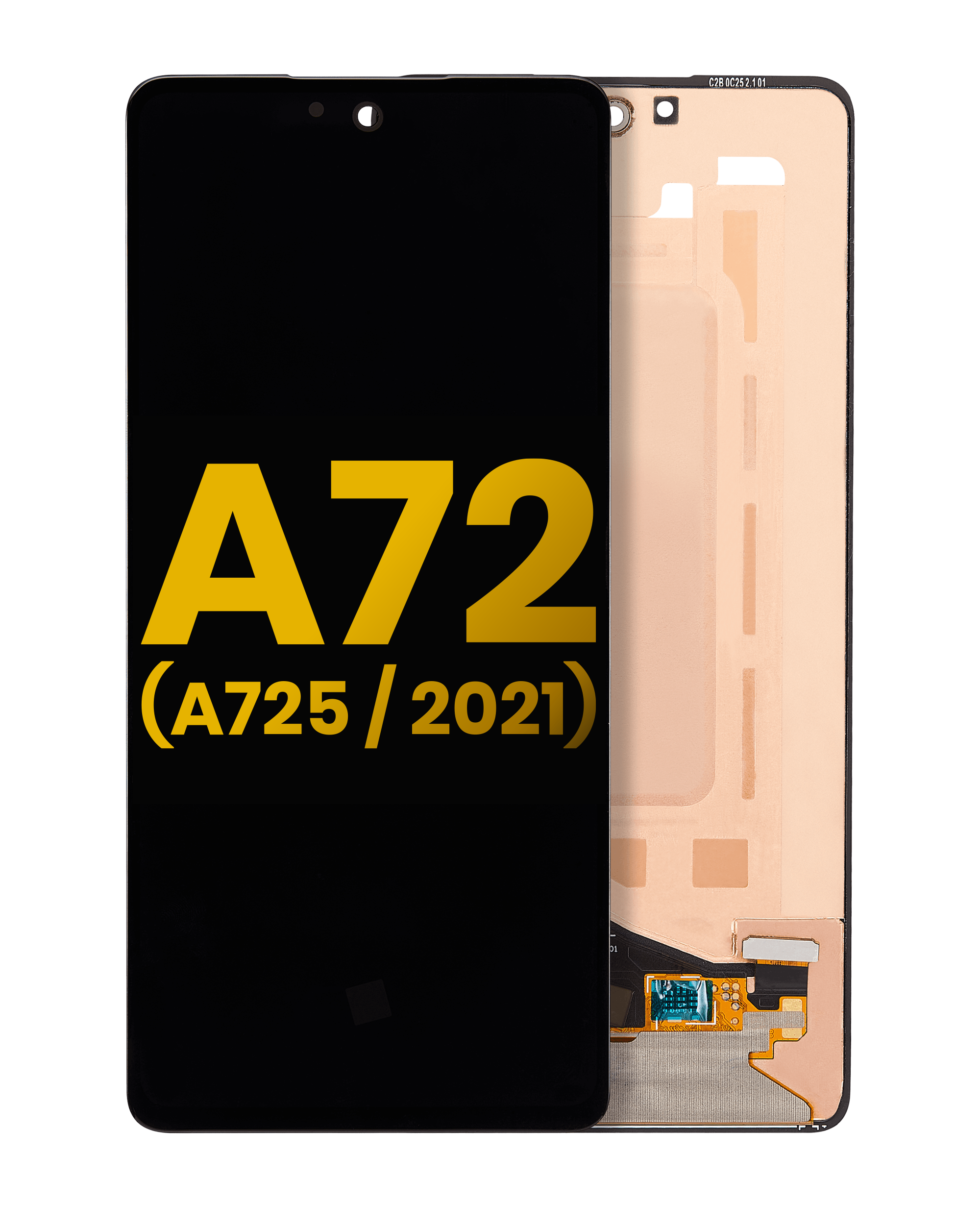 Display OLED completo senza Frame per Samsung Galaxy A72 (A725 / 2021) (Refurbished) (tutti i colori)