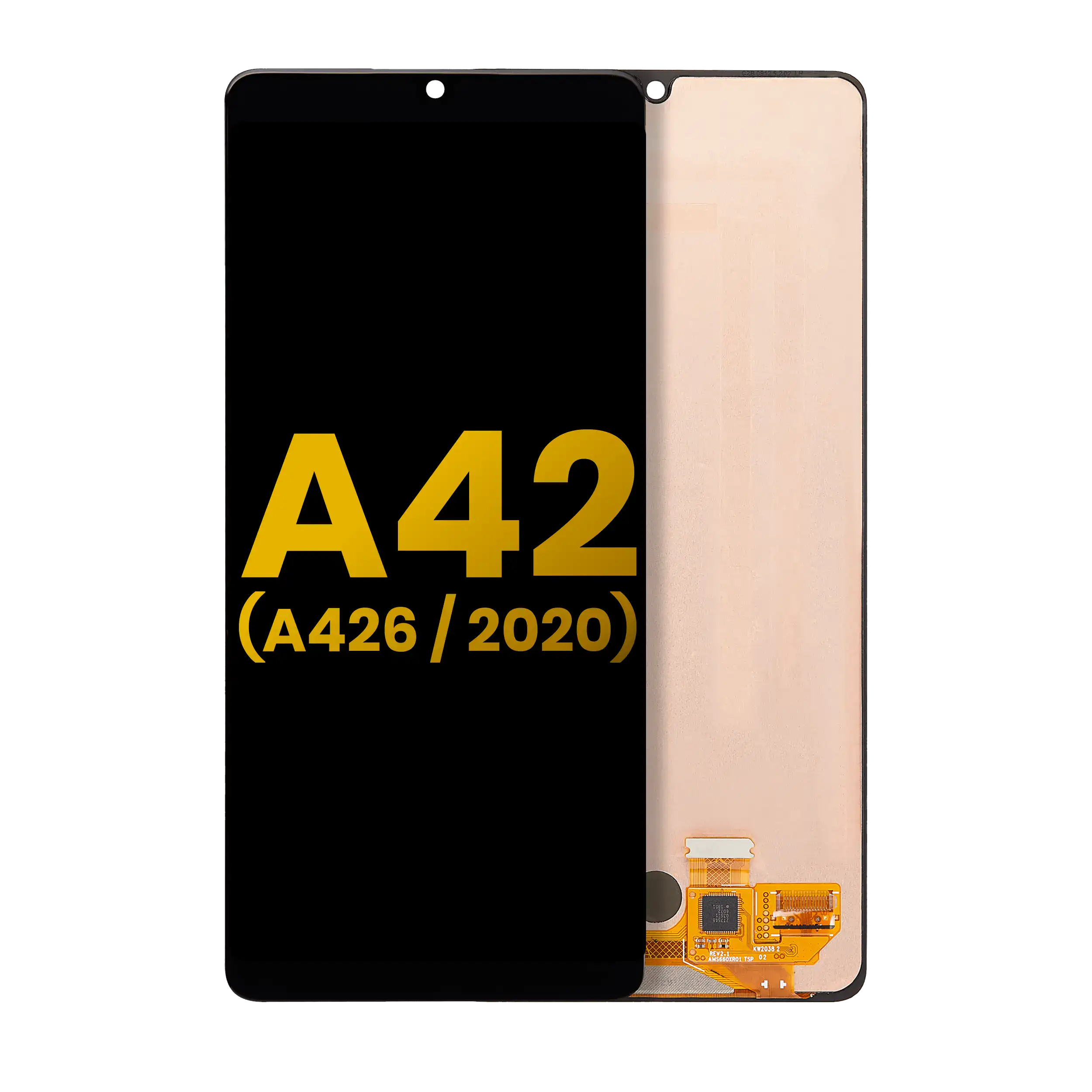 Display OLED completo senza Frame per Samsung Galaxy A42 5G (A426 / 2020) (Refurbished) (tutti i colori)