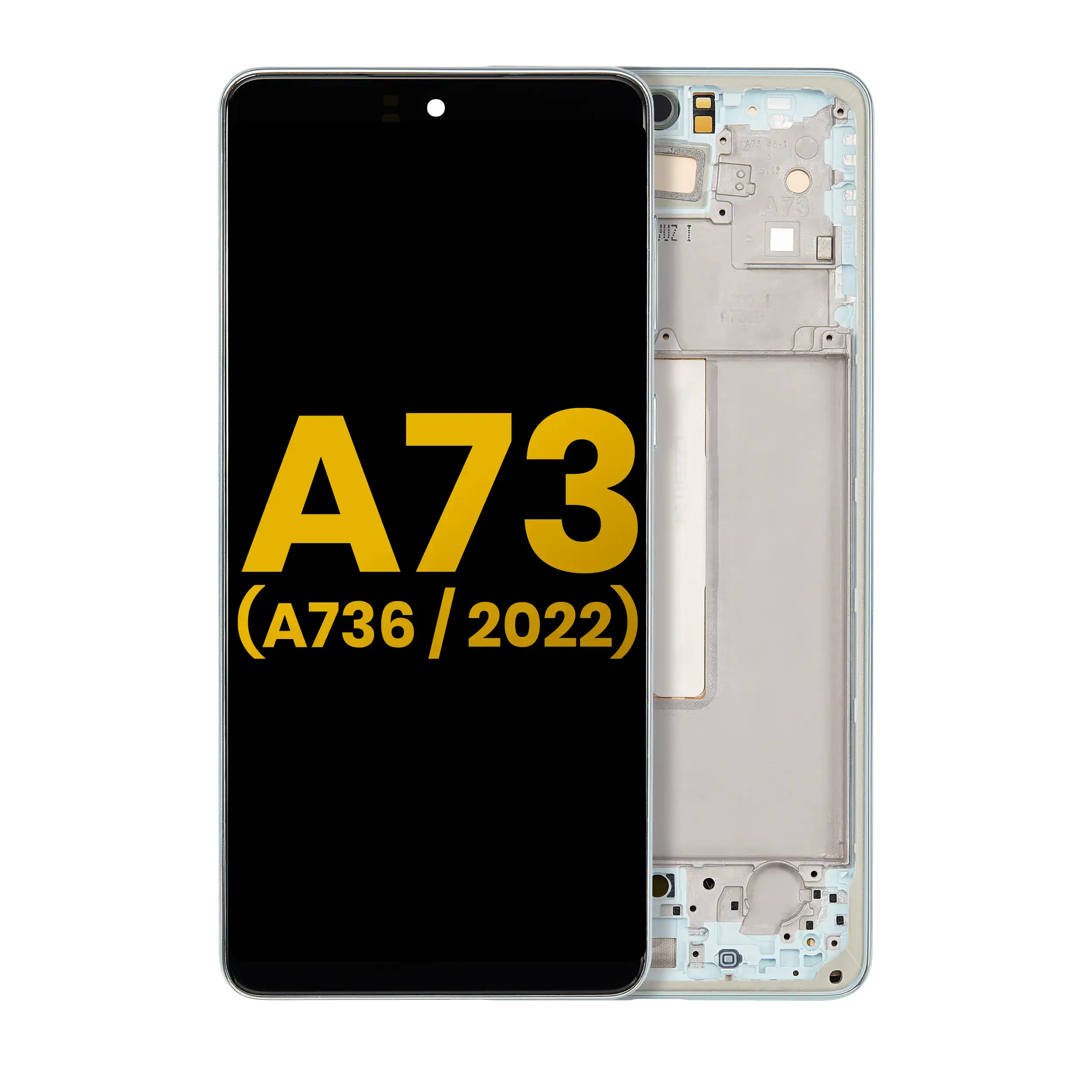 Display OLED completo con Frame per Samsung Galaxy A73 5G (A736 / 2022) (Refurbished) (Mint)