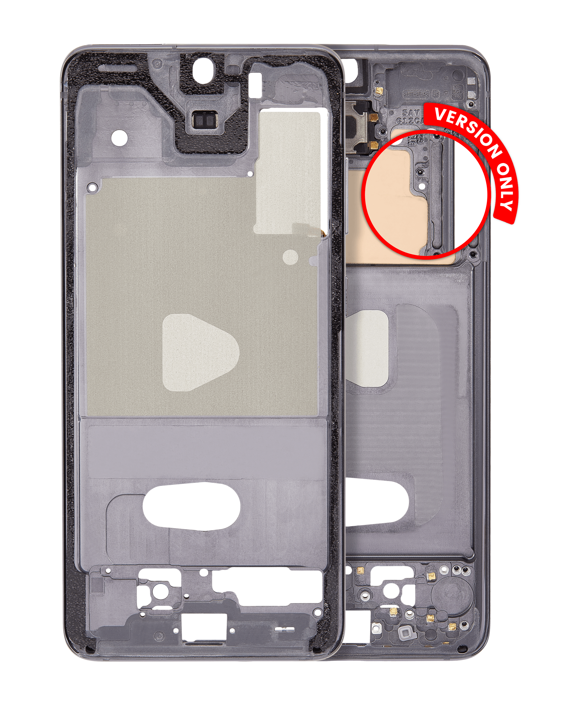 Frame centrale per Samsung Galaxy S20 5G (Verizon 5G UW Frame Only) (Grigio cosmico)