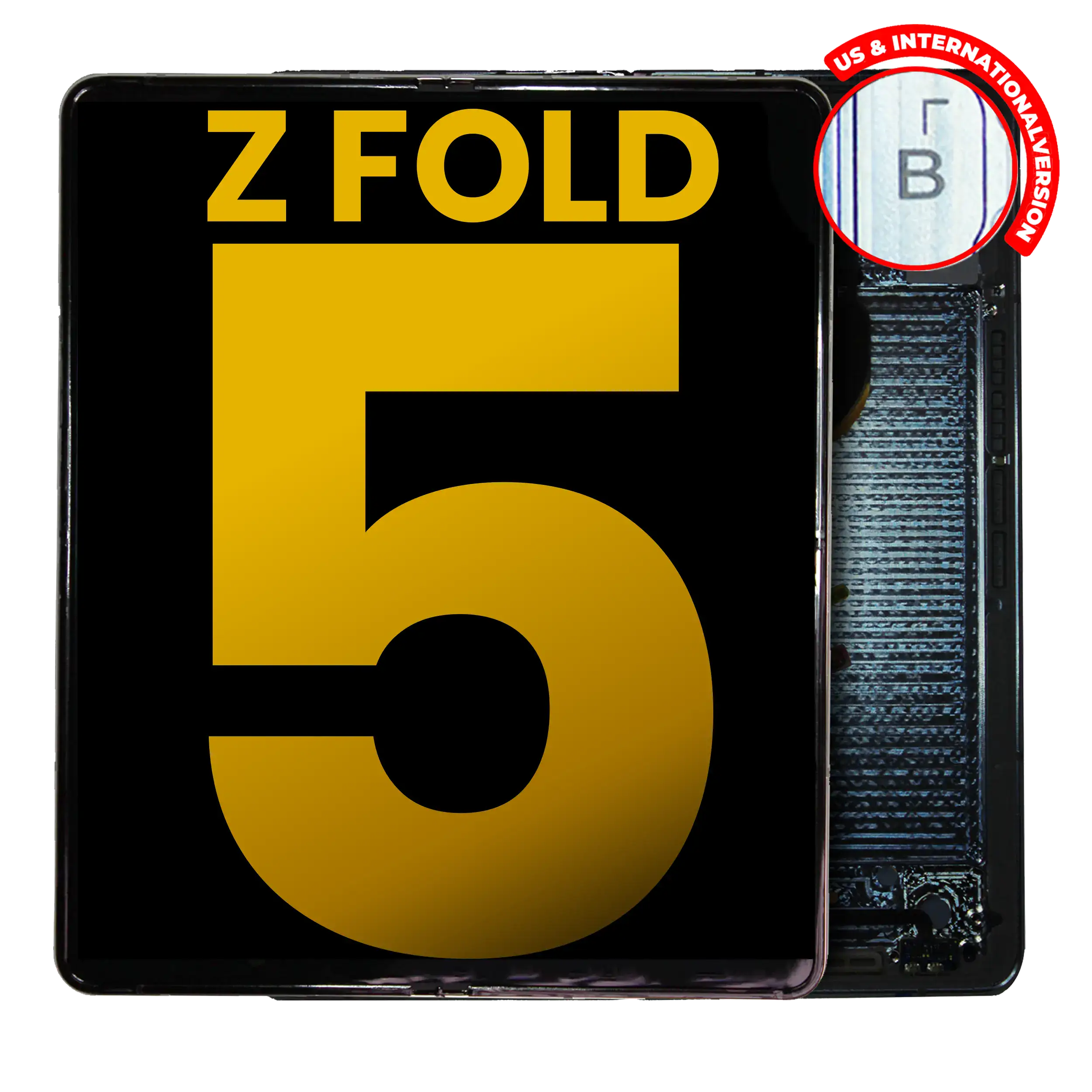 Inner Display OLED completo con Frame per Samsung Galaxy Z Fold 5 5G (US e International) (Refurbished) (Icy Blu)