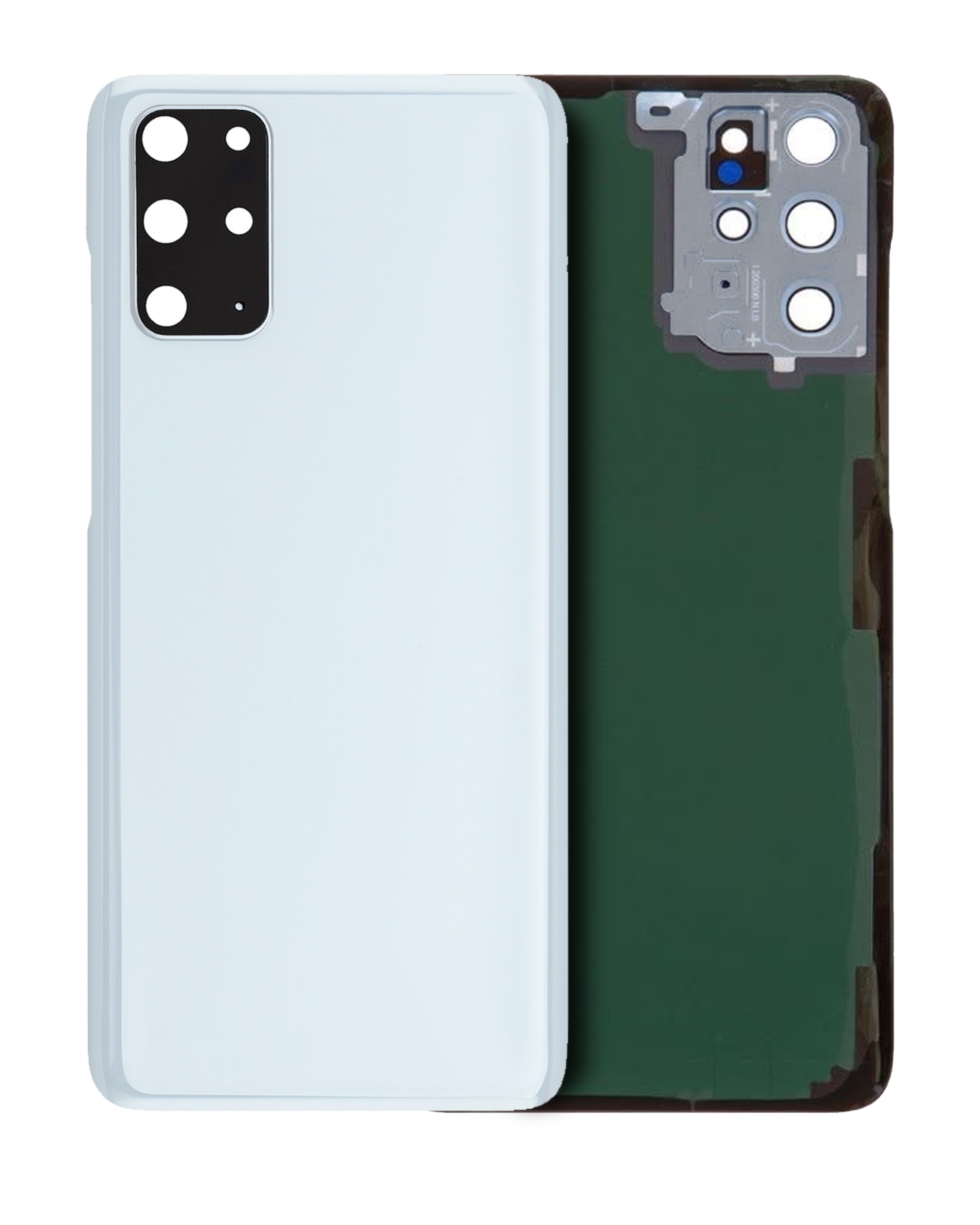 vetro cover posteriore con Vetro fotocamera per Samsung Galaxy S20 Plus (Service Pack) (Bianco nuvola)