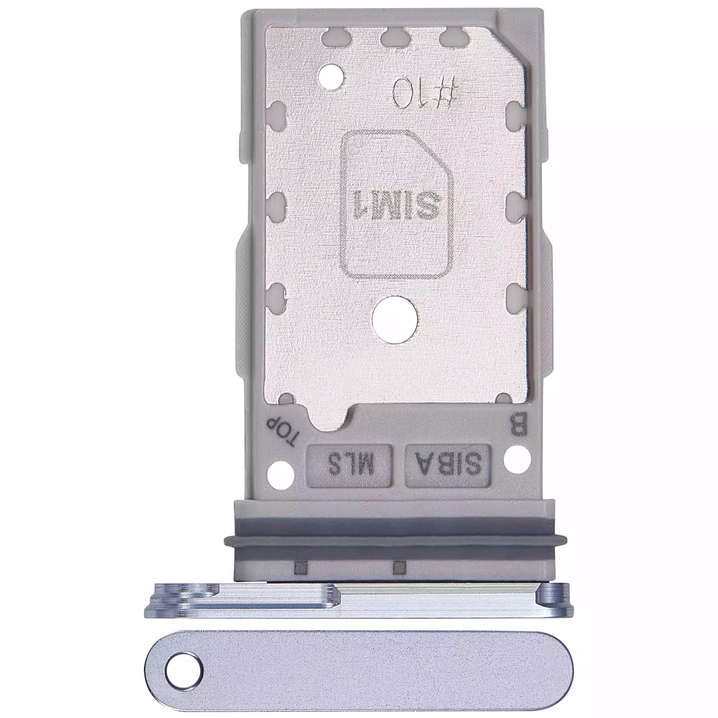 Carrellino doppia SIM per Samsung Galaxy S24 5G / S24 Plus 5G (Sapphire Blu)