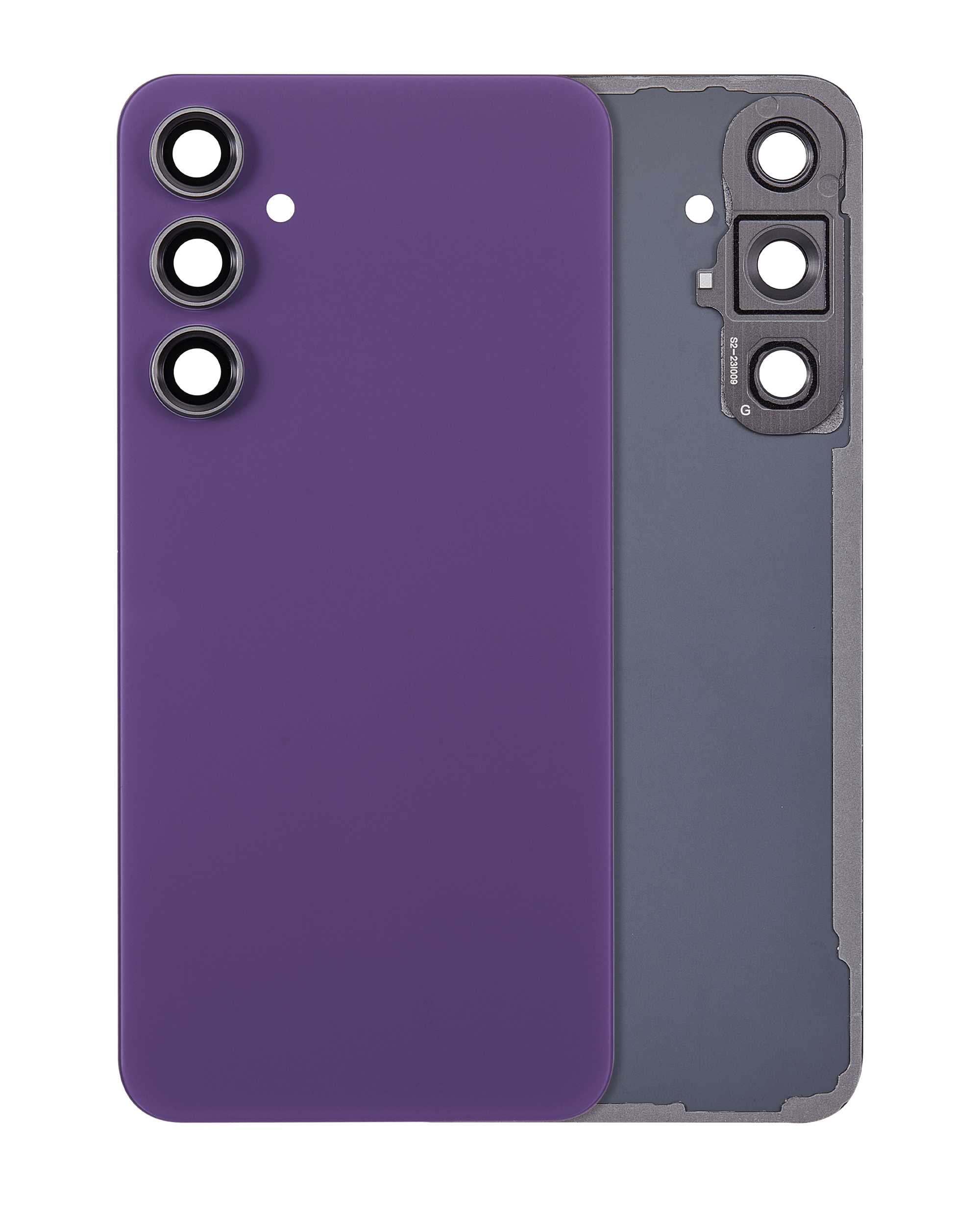 vetro cover posteriore con Vetro fotocamera per Samsung Galaxy S23 FE 5G (Viola)