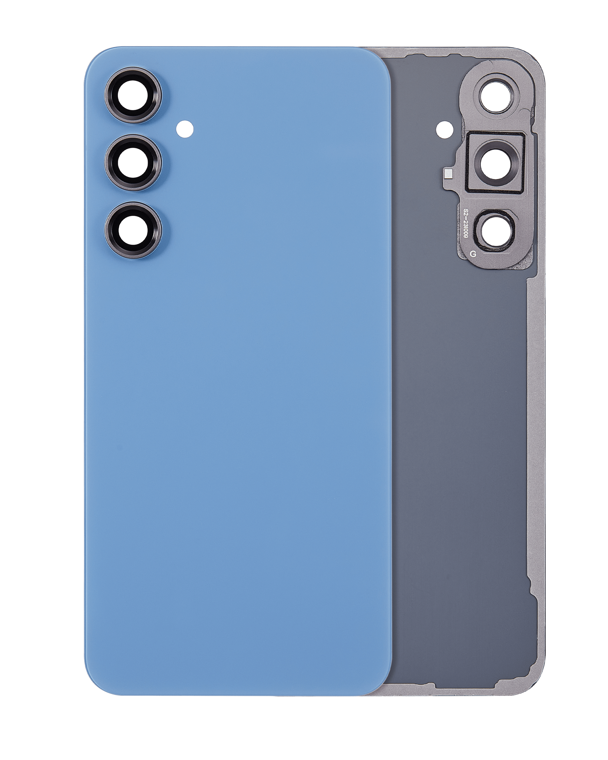 vetro cover posteriore con Vetro fotocamera per Samsung Galaxy S23 FE 5G (Indigo)