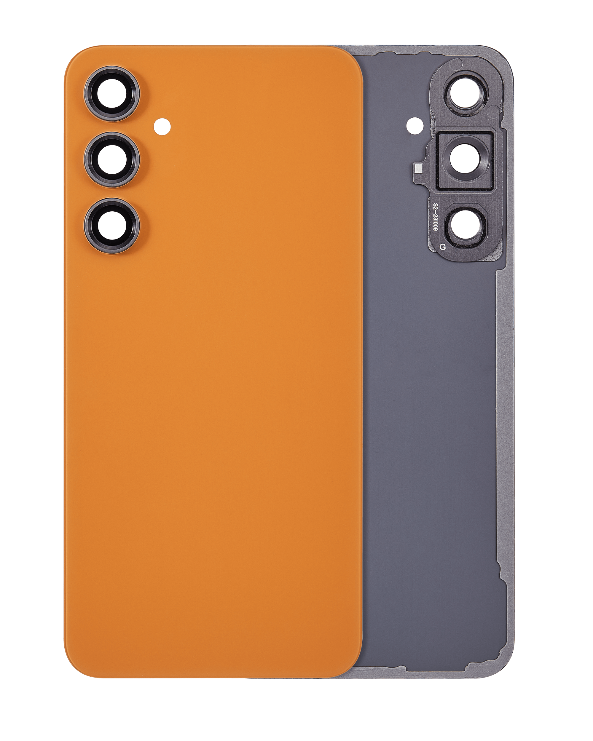 vetro cover posteriore con Vetro fotocamera per Samsung Galaxy S23 FE 5G (Tangerine)