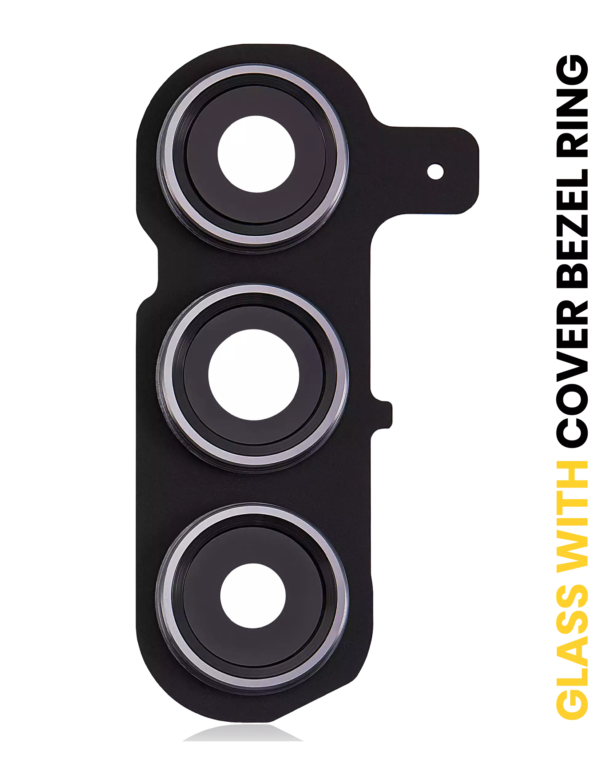 Lente fotocamera posteriore con Cover Cornice Ring per Samsung Galaxy S24 Plus 5G (Onyx Nero)