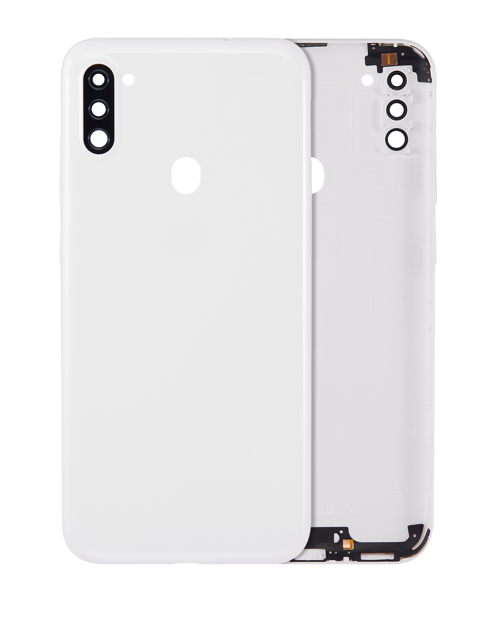 Cover posteriore con Vetro fotocamera per Samsung Galaxy A11 (A115 / 2020) (International Version) (Bianco)
