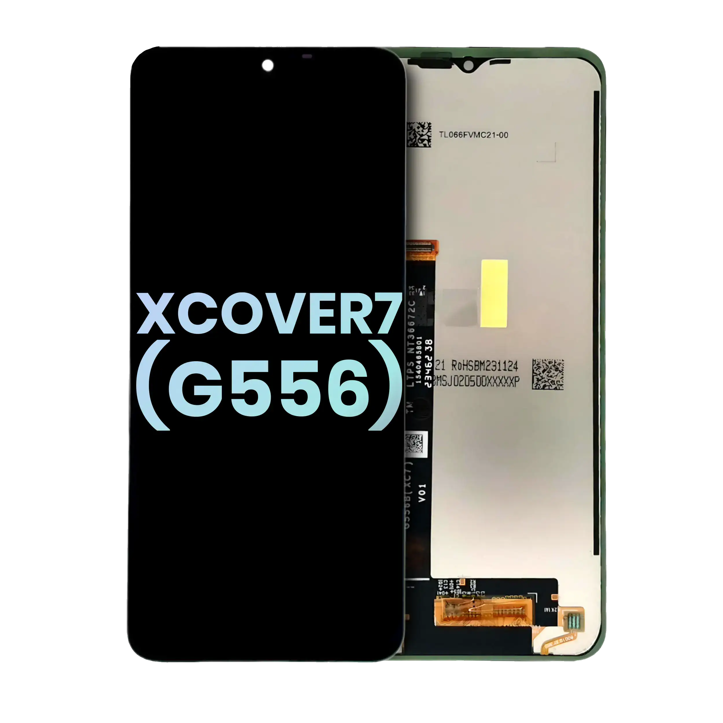 Display OLED completo senza Frame per Samsung Galaxy Xcover7 5G (G556) (Service Pack) (Nero)