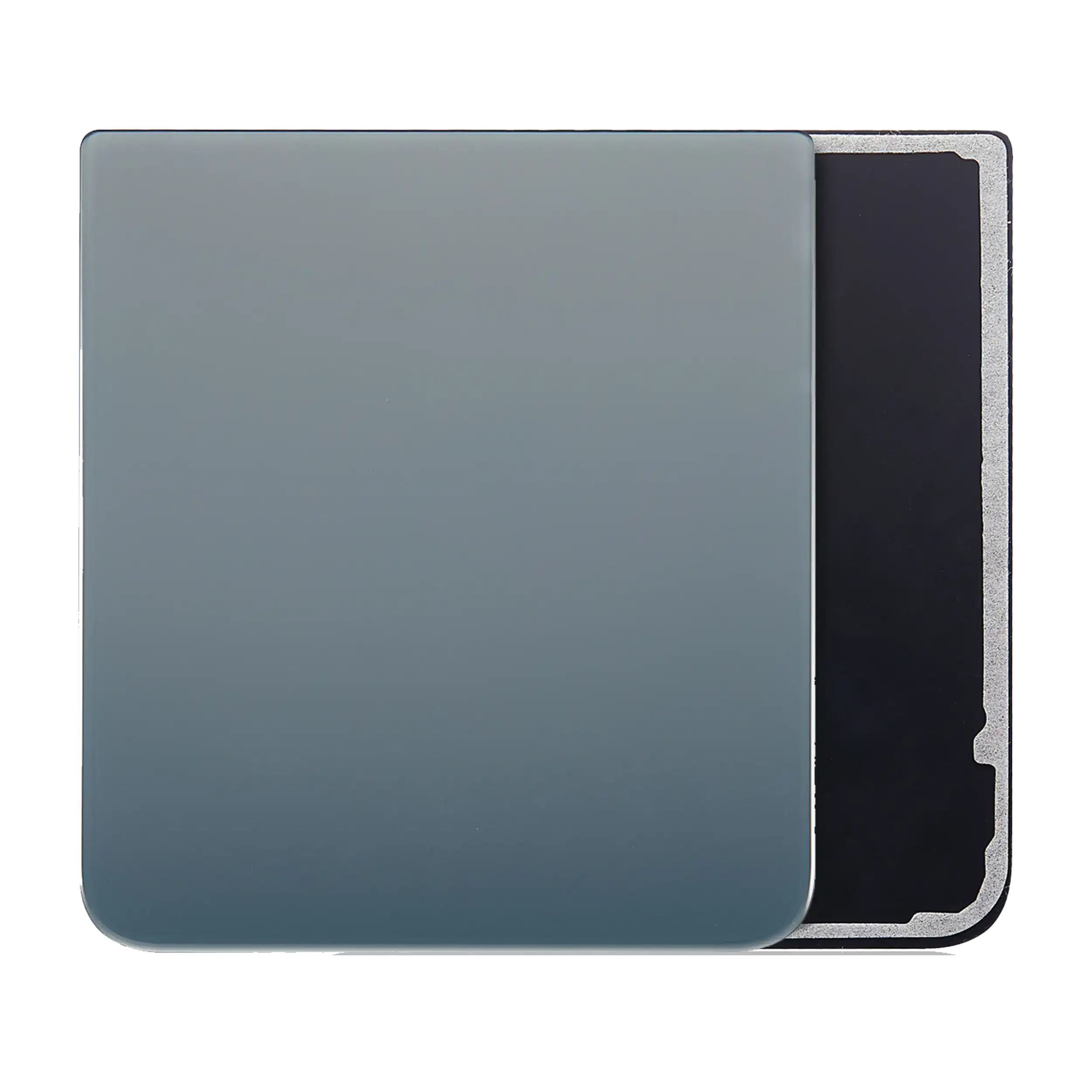 Bottom vetro cover posteriore per Samsung Galaxy Z Flip 3 5G (Service Pack) (Verde)