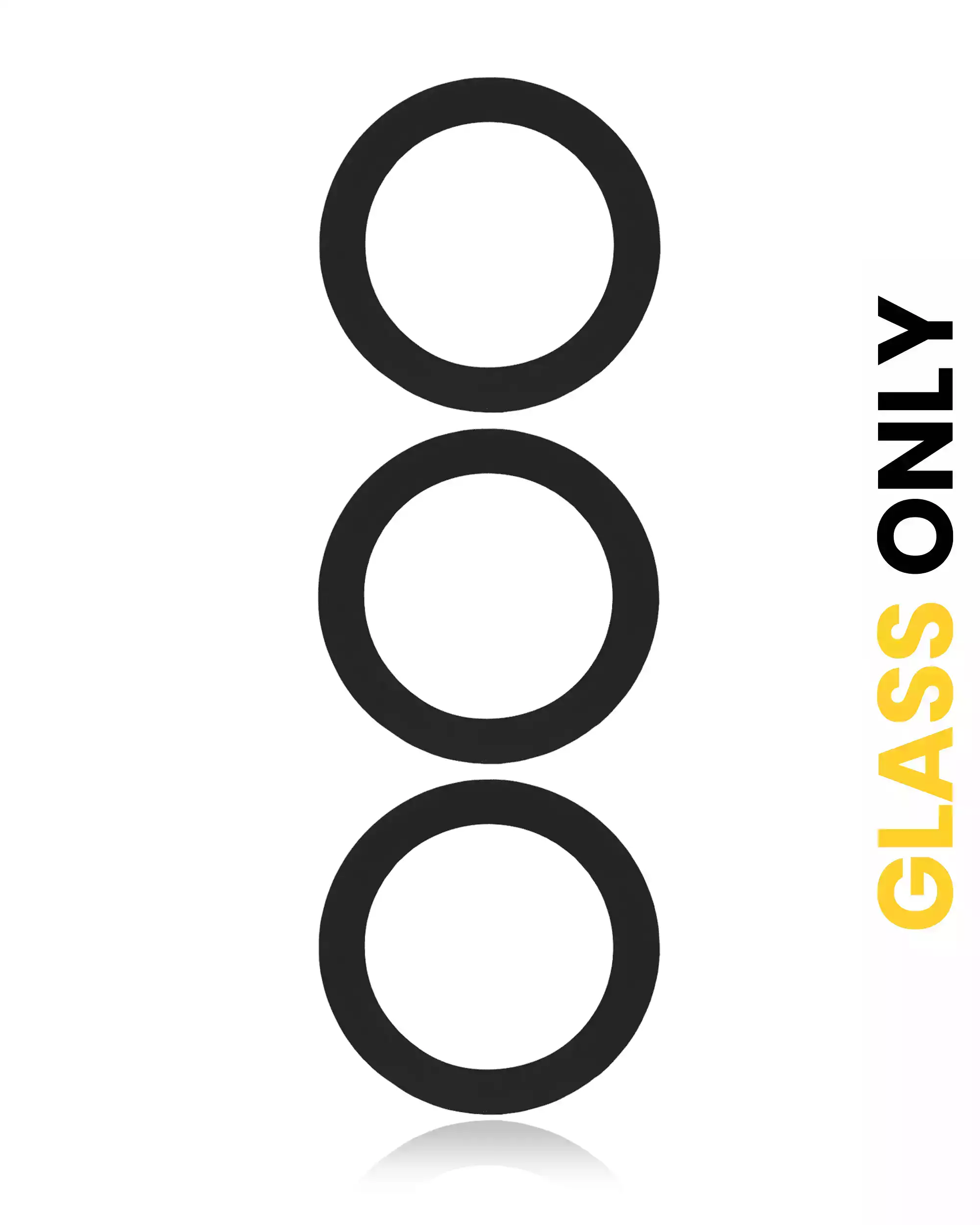Lente fotocamera posteriore (solo vetro) con adesivo per Samsung Galaxy S23 FE 5G (3 set pezzi) (tutti i colori)