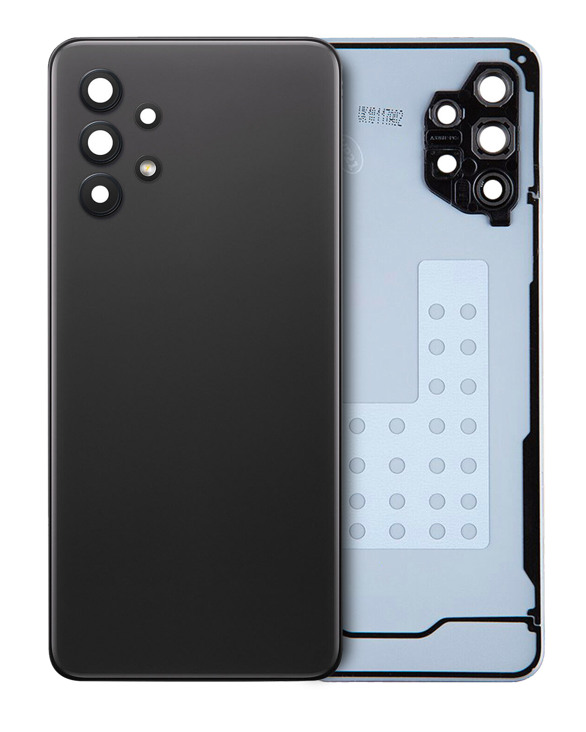 vetro cover posteriore con Vetro fotocamera per Samsung Galaxy A32 5G (A326 / 2021) (Service Pack) (Awesome Nero)