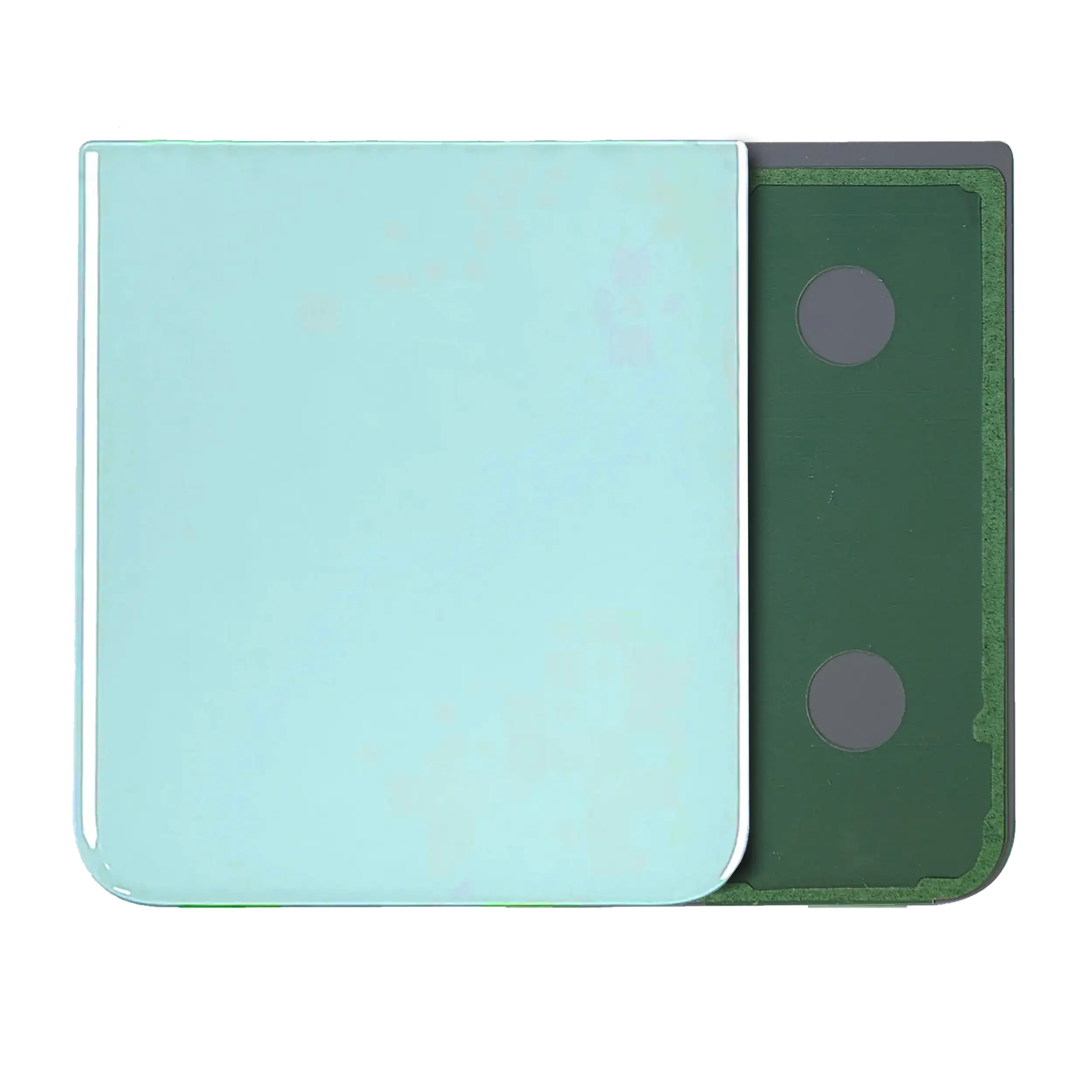 Bottom vetro cover posteriore per Samsung Galaxy Z Flip 5 (Service Pack) (Mint)