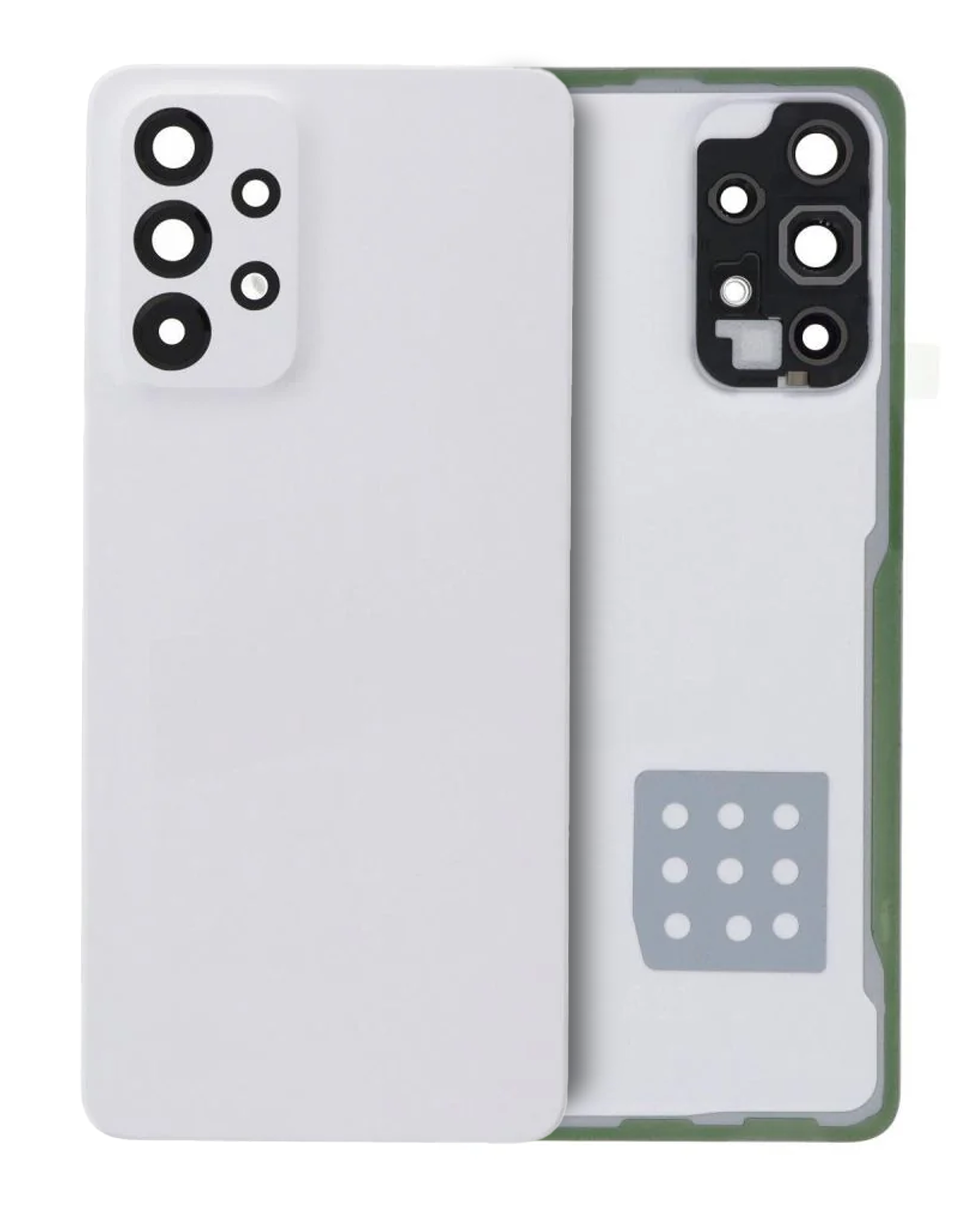 vetro cover posteriore con Vetro fotocamera per Samsung Galaxy A33 5G (A336 / 2022) (Service Pack) (Bianco)