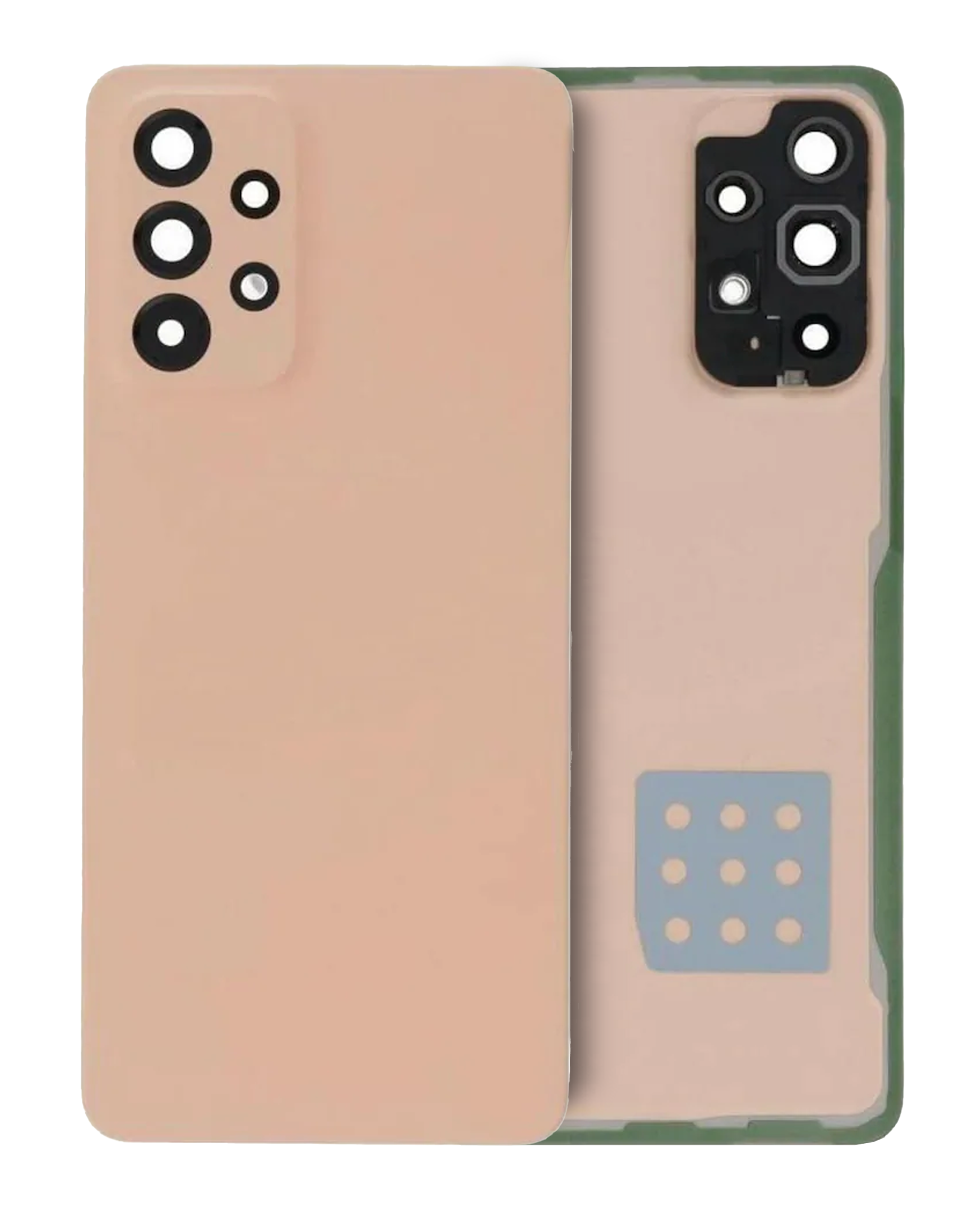 vetro cover posteriore con Vetro fotocamera per Samsung Galaxy A33 5G (A336 / 2022) (Service Pack) (Peach)