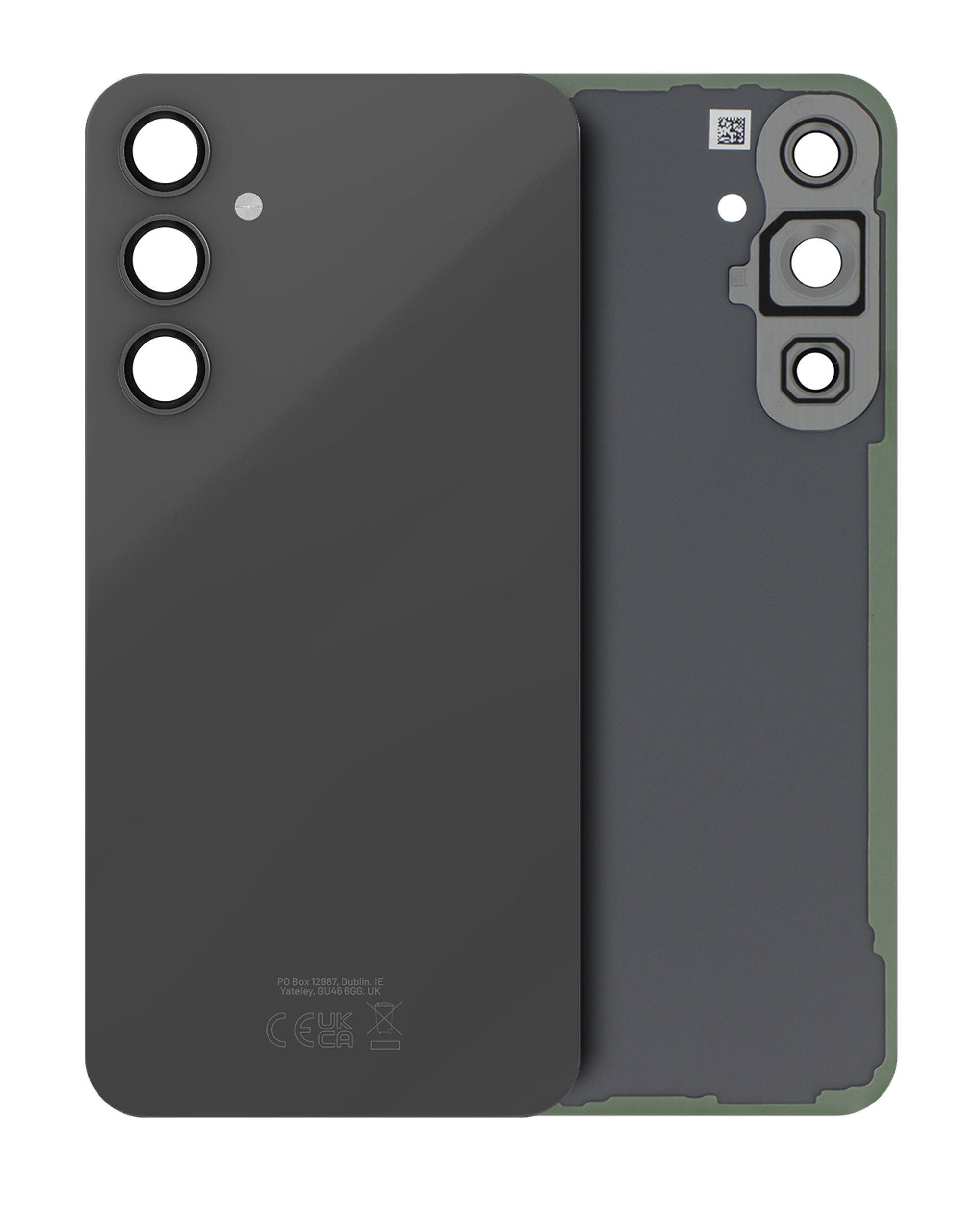 vetro cover posteriore con Vetro fotocamera per Samsung Galaxy S23 FE (Service Pack) (Grafite)