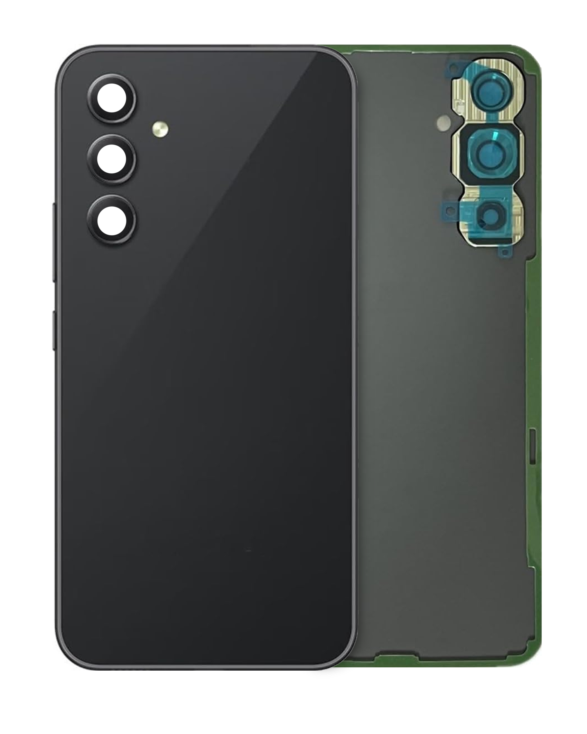 vetro cover posteriore con Vetro fotocamera per Samsung Galaxy A54 5G (A546 / 2023) (Service Pack) (Grafite)