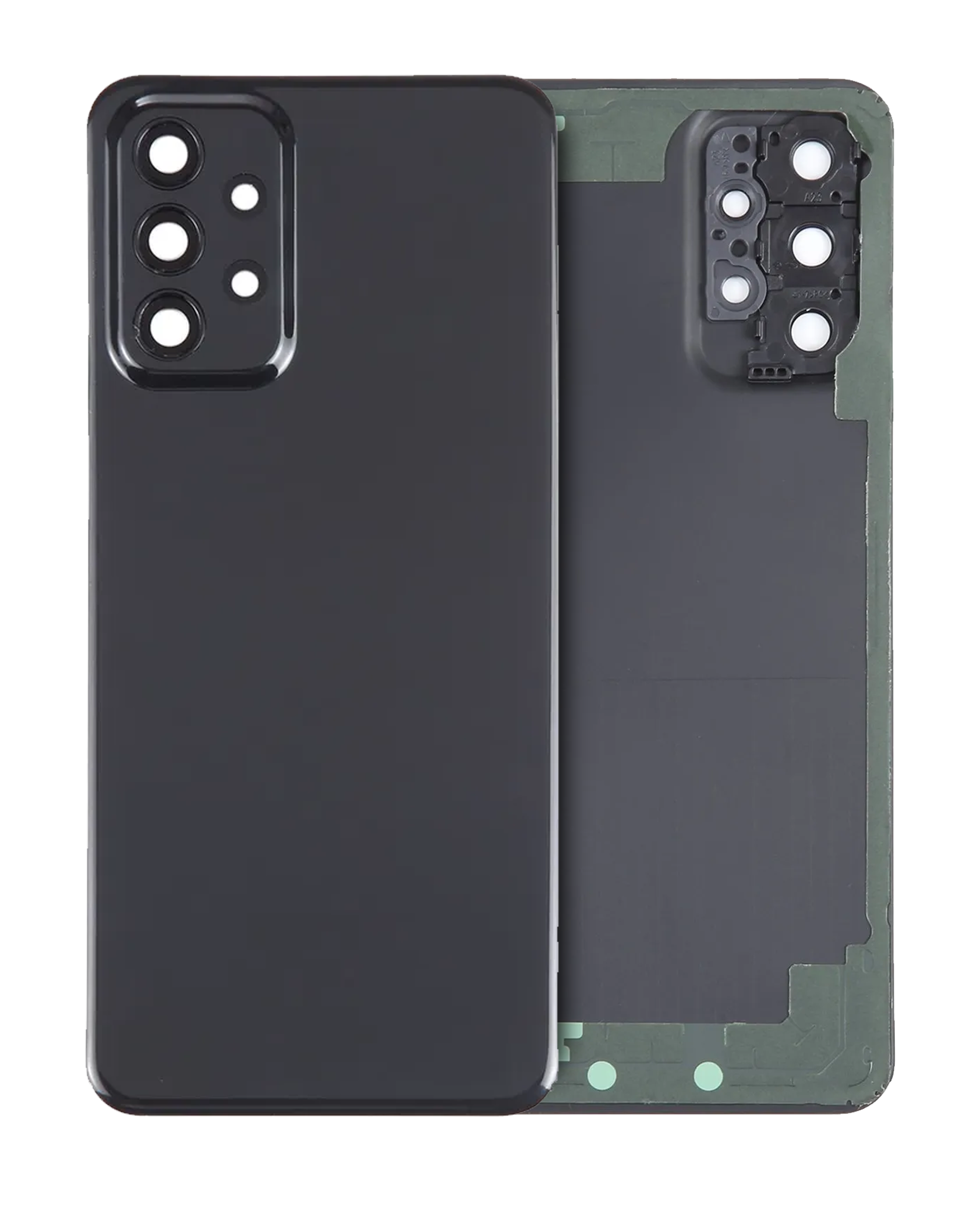 vetro cover posteriore per Samsung Galaxy A23 5G (A236 / 2022) (Service Pack) (Nero)