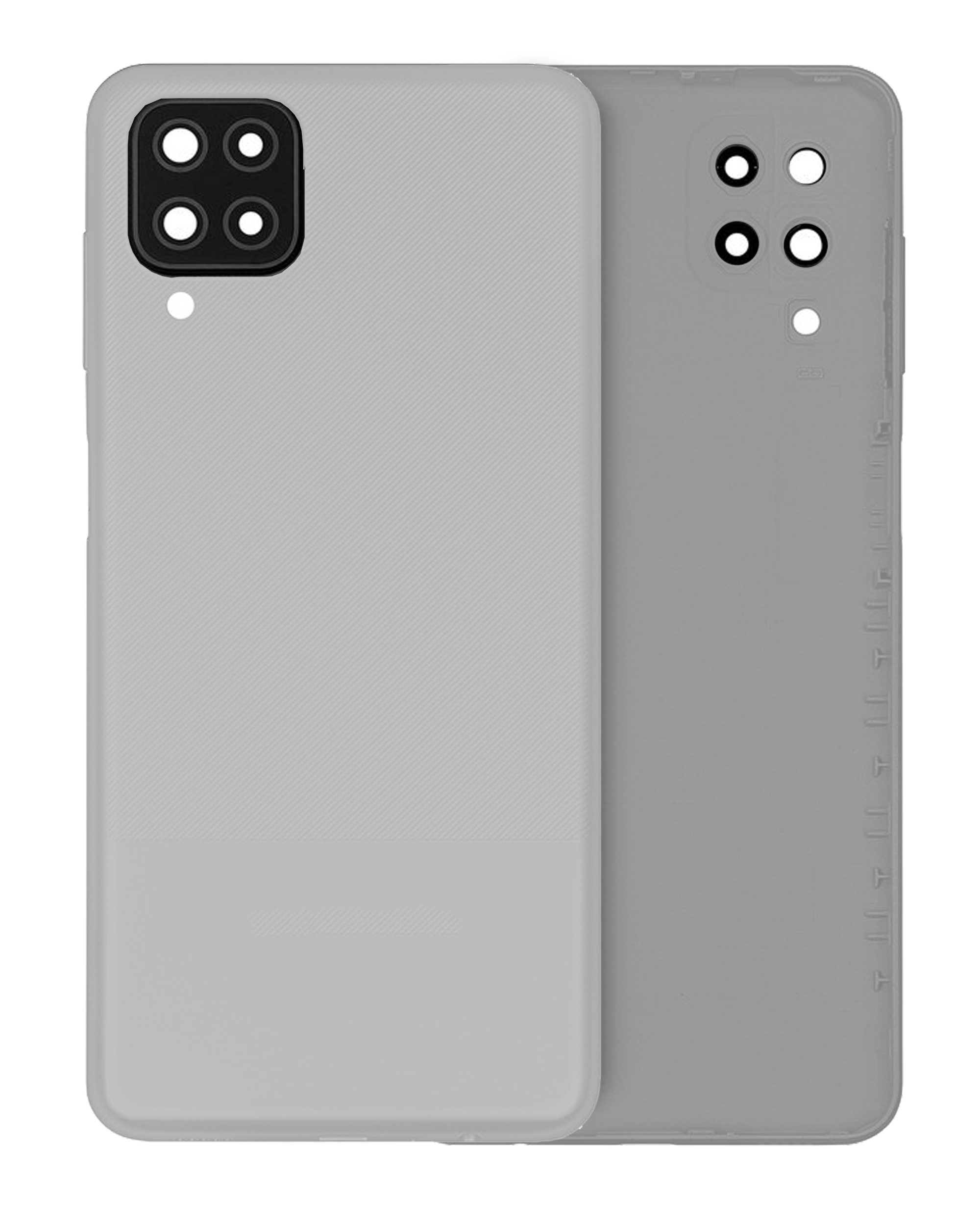 vetro cover posteriore con Vetro fotocamera per Samsung Galaxy A12 (A125 / 2020) (Service Pack) (Bianco)