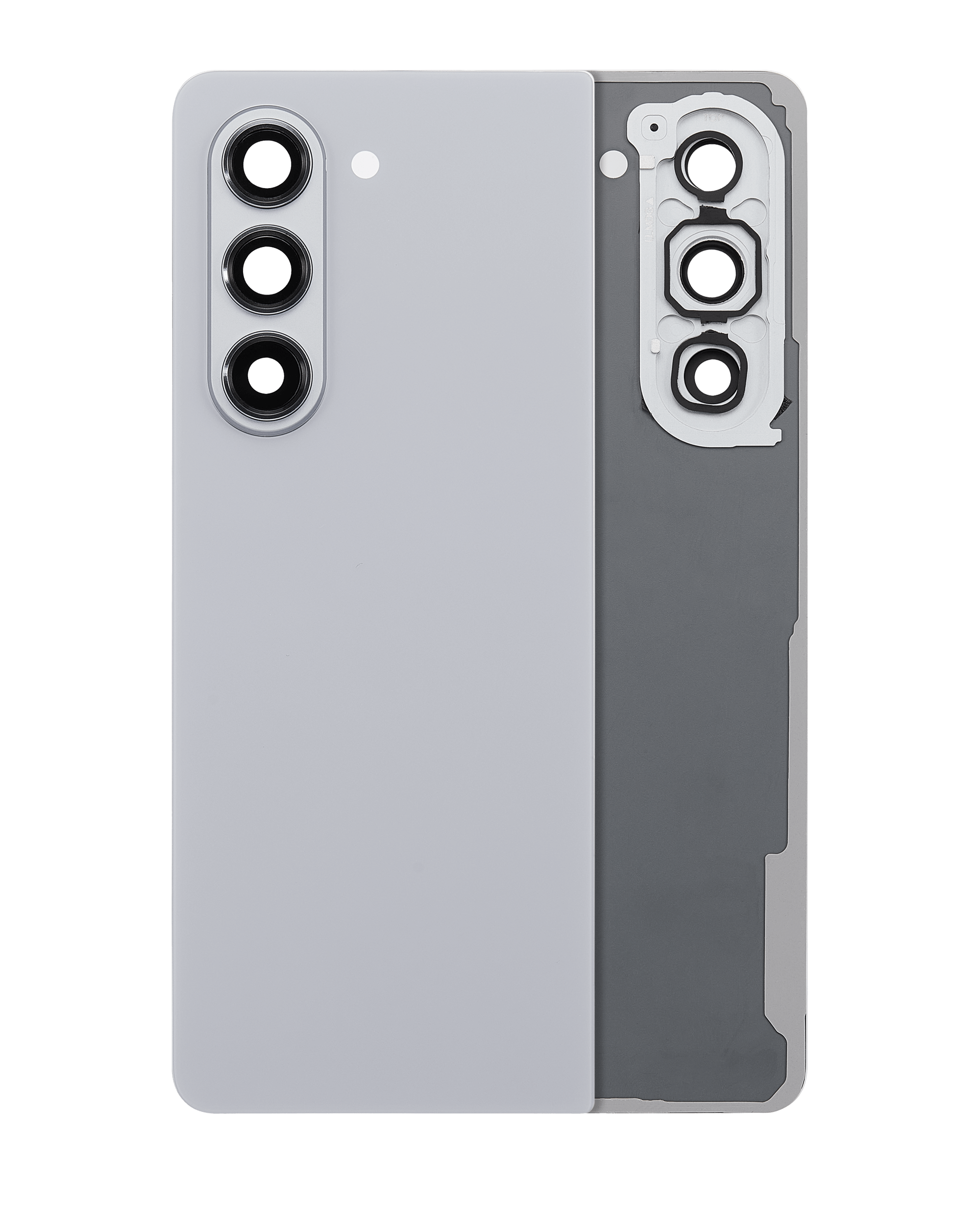 vetro cover posteriore con Vetro fotocamera per Samsung Galaxy Z Fold 5 (Service Pack) (Grigio)