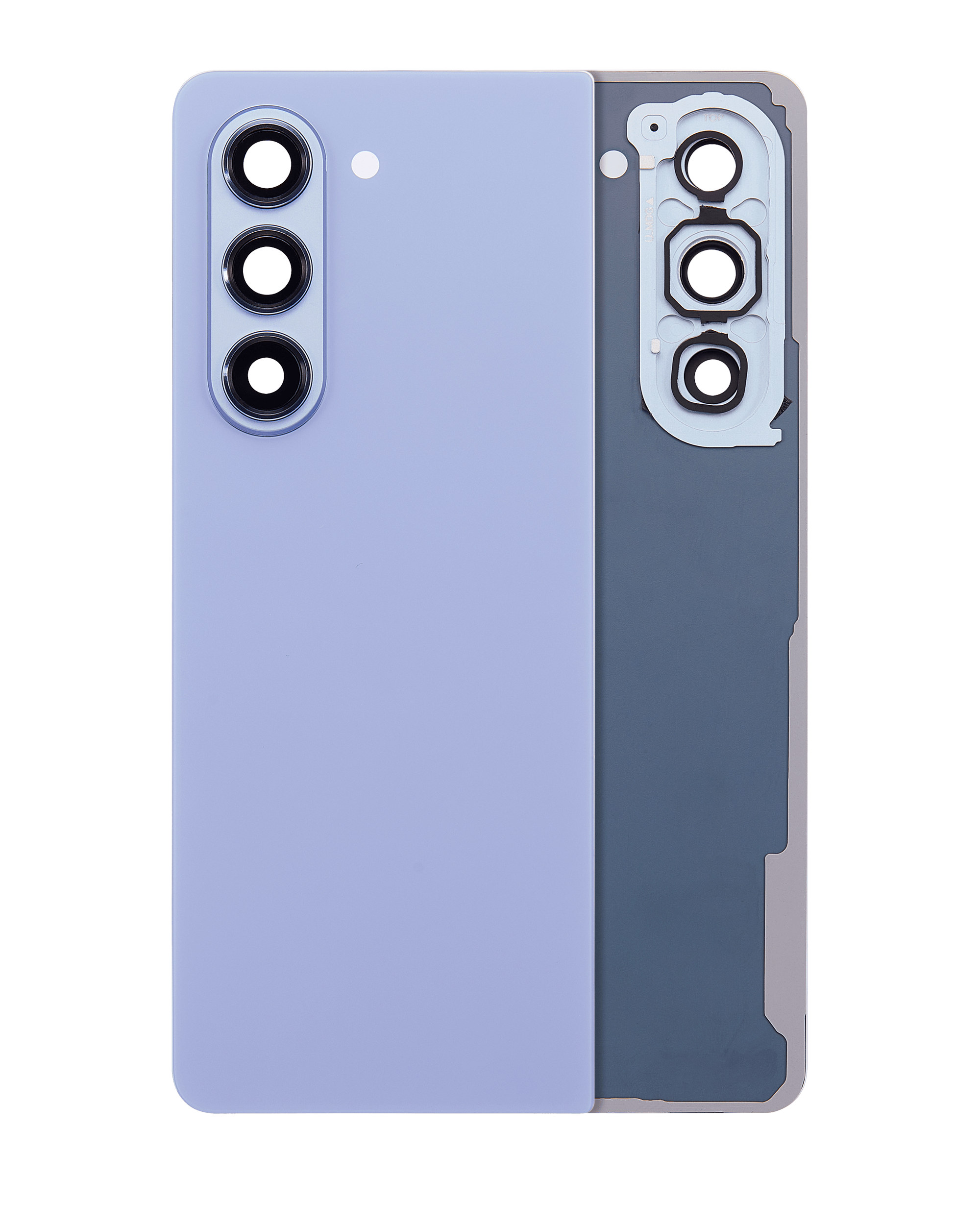 vetro cover posteriore con Vetro fotocamera per Samsung Galaxy Z Fold 5 (Service Pack) (Icyblue)