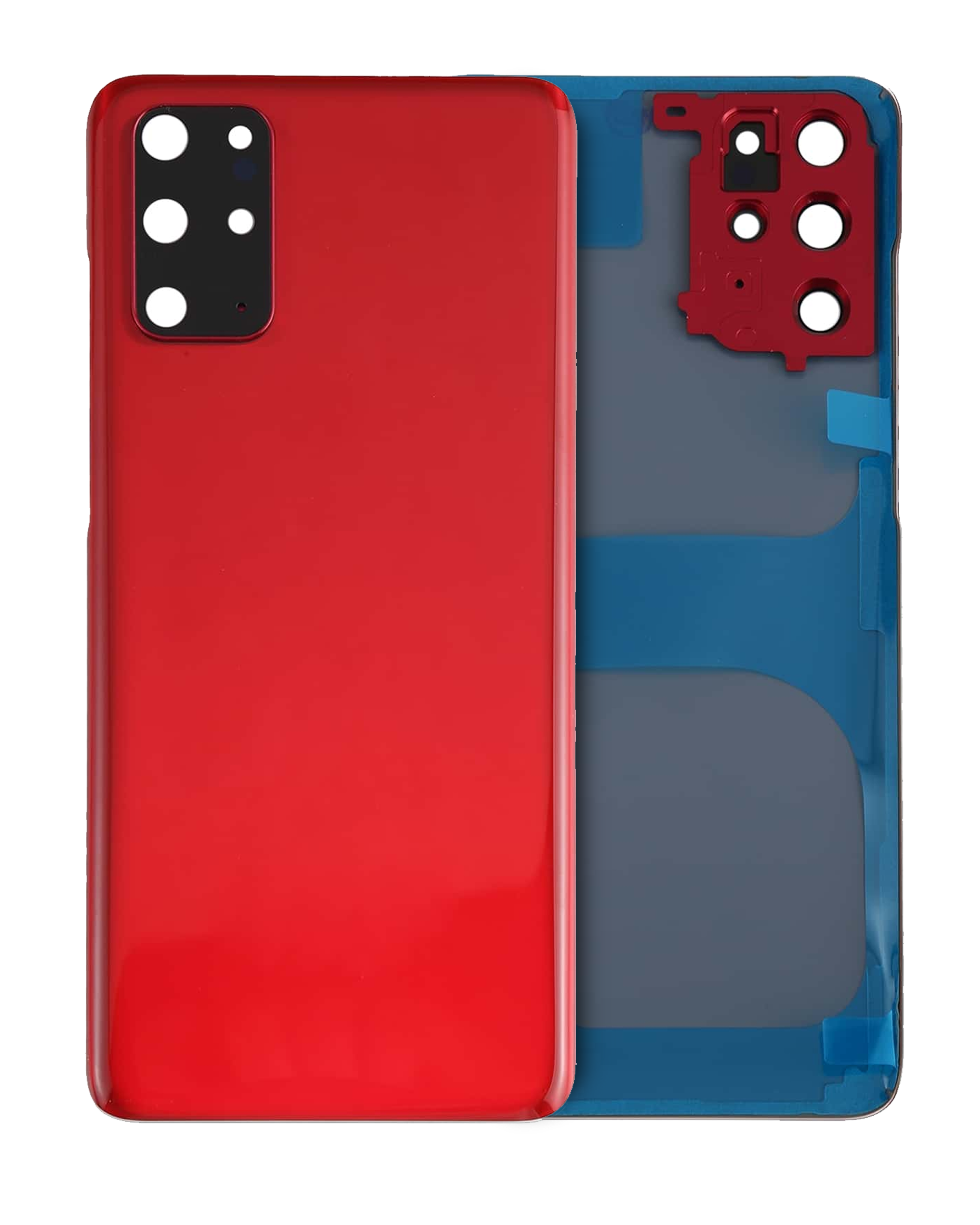 vetro cover posteriore con Vetro fotocamera per Samsung Galaxy S20 Plus (Service Pack) (Aura Rosso)