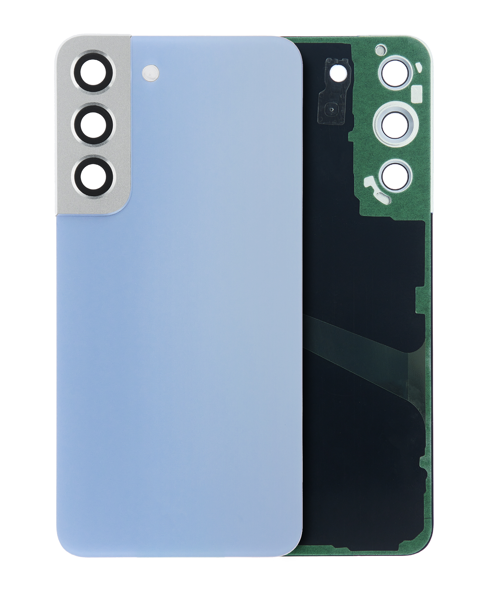 vetro cover posteriore con Vetro fotocamera per Samsung Galaxy S22 Plus (Service Pack) (Blu cielo)