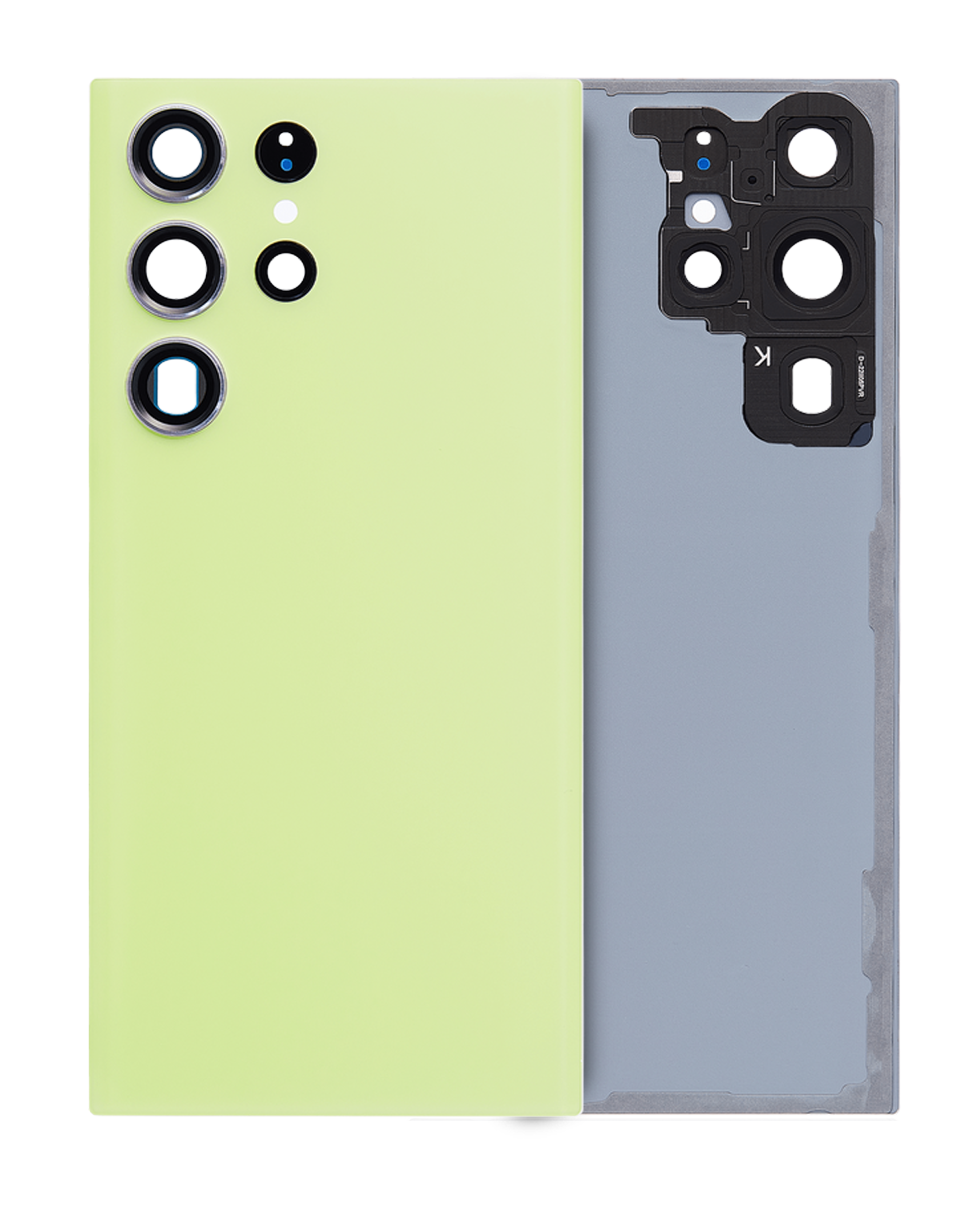 vetro cover posteriore con Vetro fotocamera per Samsung Galaxy S23 Ultra (Service Pack) (Lime)
