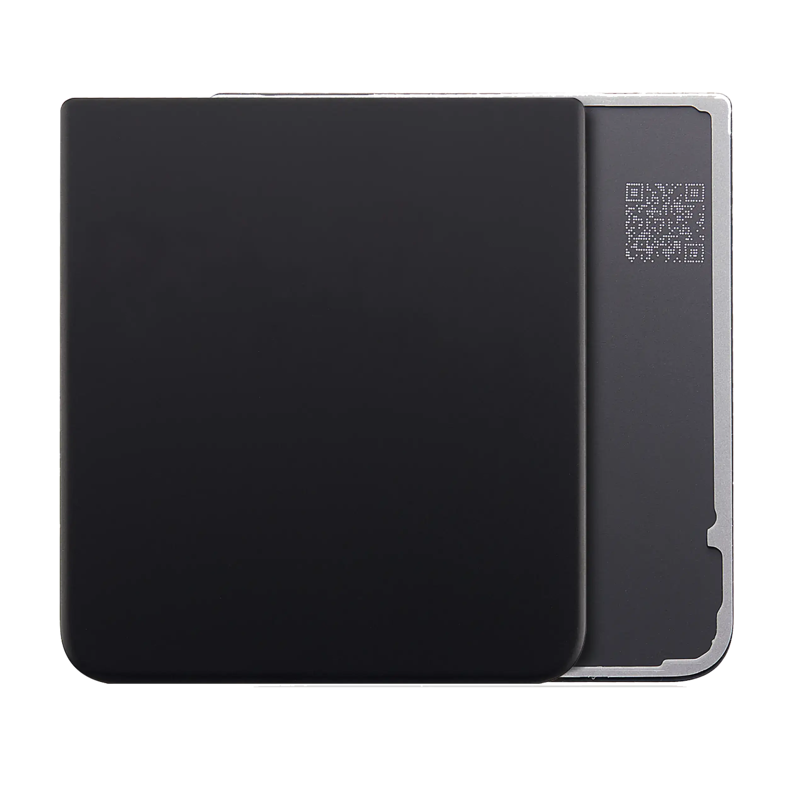 Bottom vetro cover posteriore per Samsung Galaxy Z Flip 3 5G (Service Pack) (Phantom Nero)