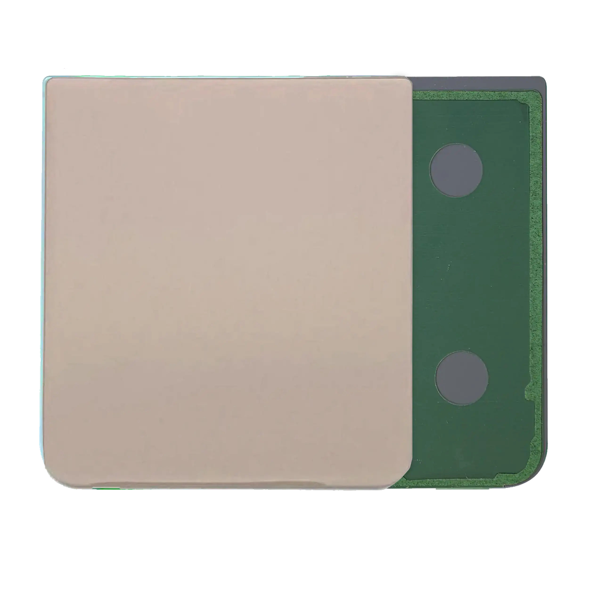 Bottom vetro cover posteriore per Samsung Galaxy Z Flip 4 (Service Pack) (Oro rosa)