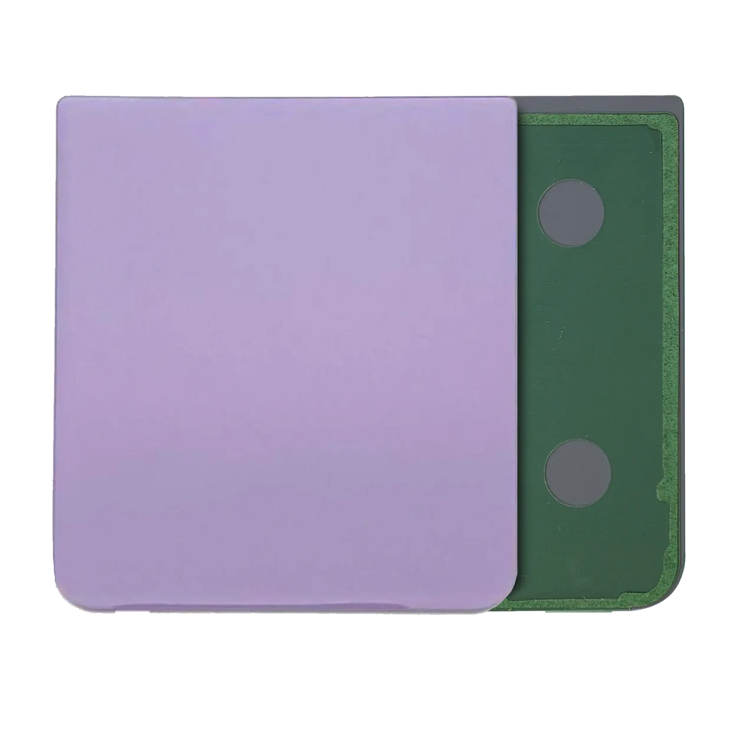 Bottom vetro cover posteriore per Samsung Galaxy Z Flip 4 (Service Pack) (Bora Viola)