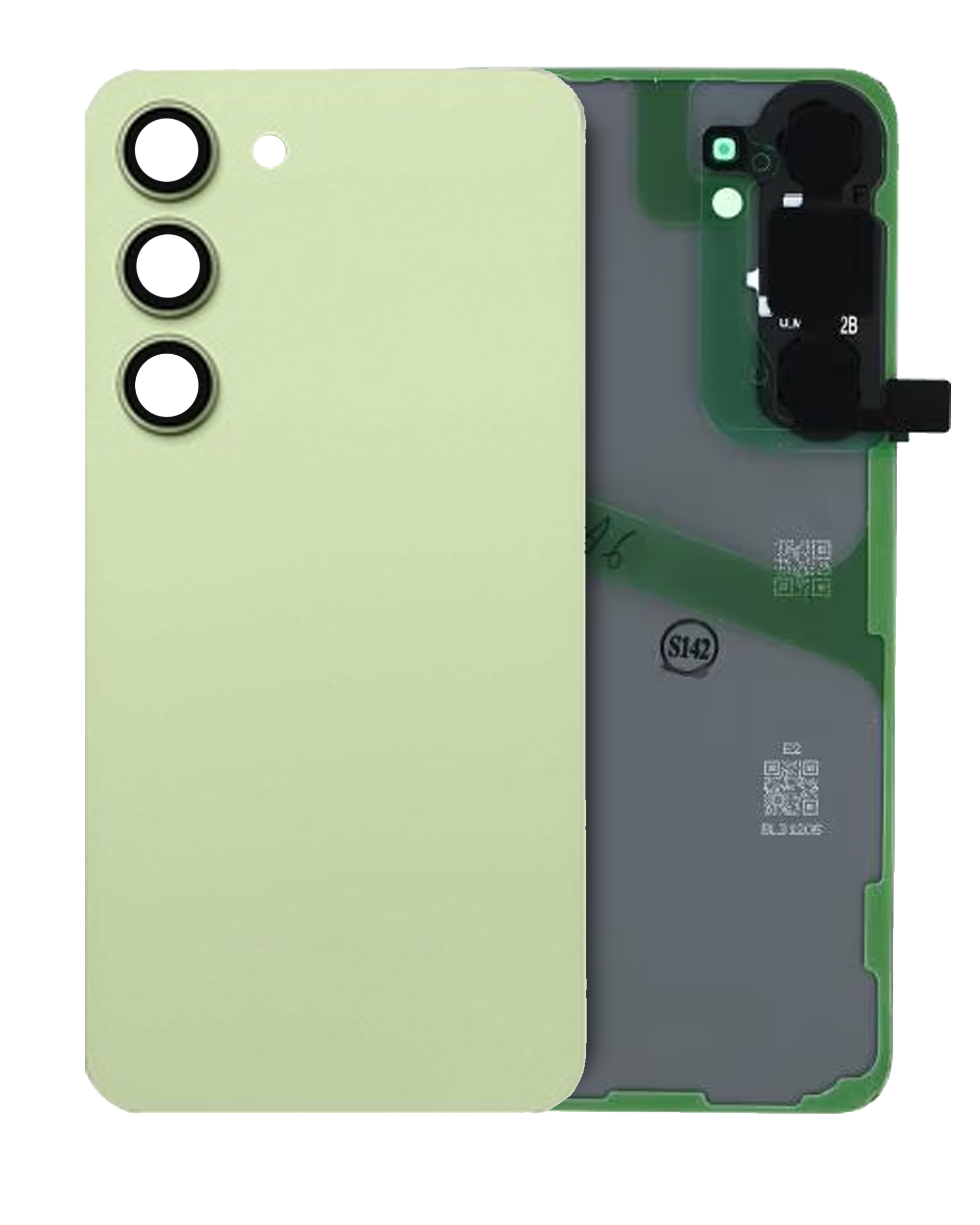 vetro cover posteriore con Vetro fotocamera per Samsung Galaxy S24 Plus (Service Pack) (Jade Verde)
