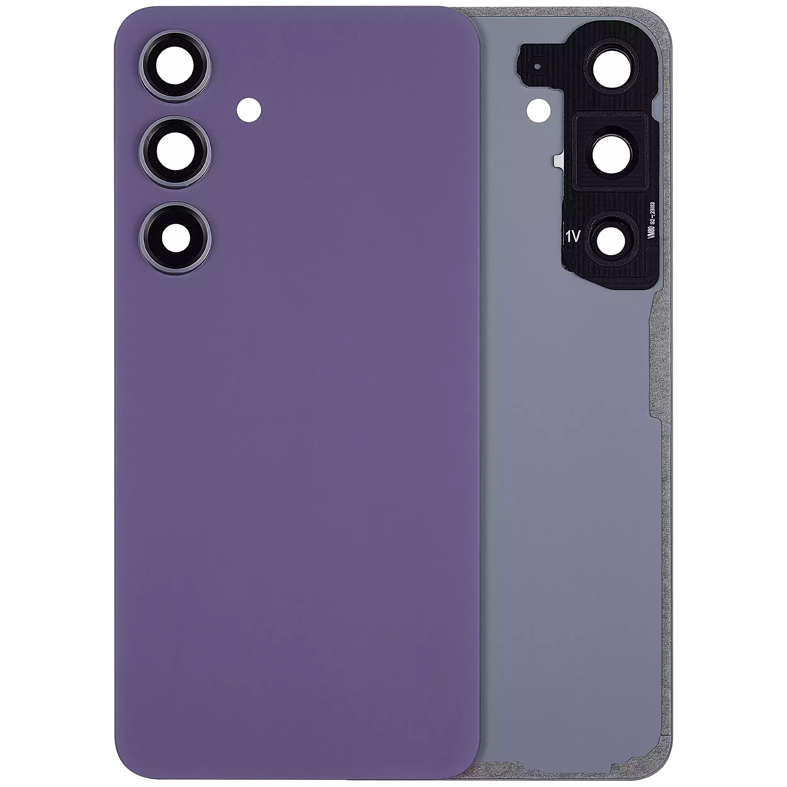 vetro cover posteriore con Vetro fotocamera per Samsung Galaxy S24 5G (No Logo) (Cobalt Violet)