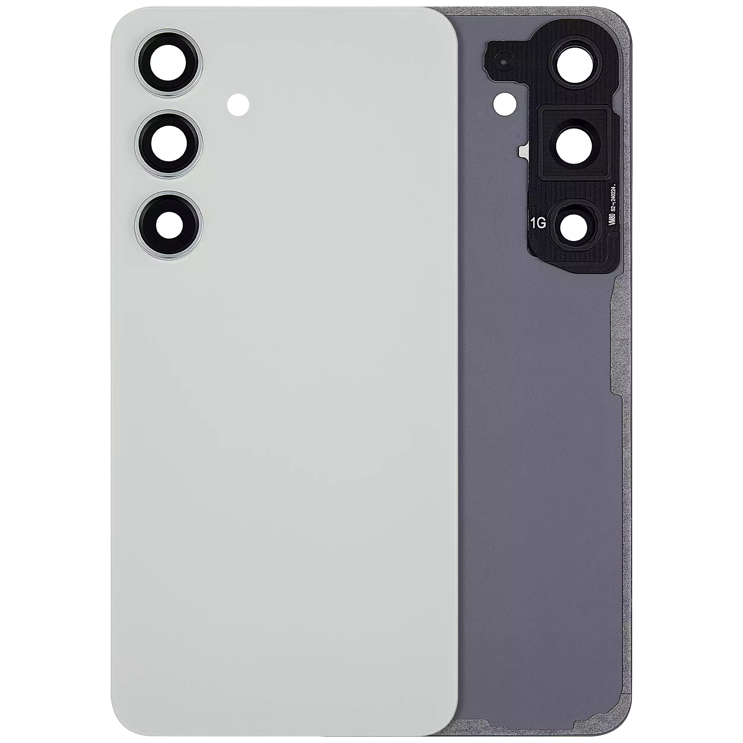 vetro cover posteriore con Vetro fotocamera per Samsung Galaxy S24 5G (No Logo) (Jade Verde)