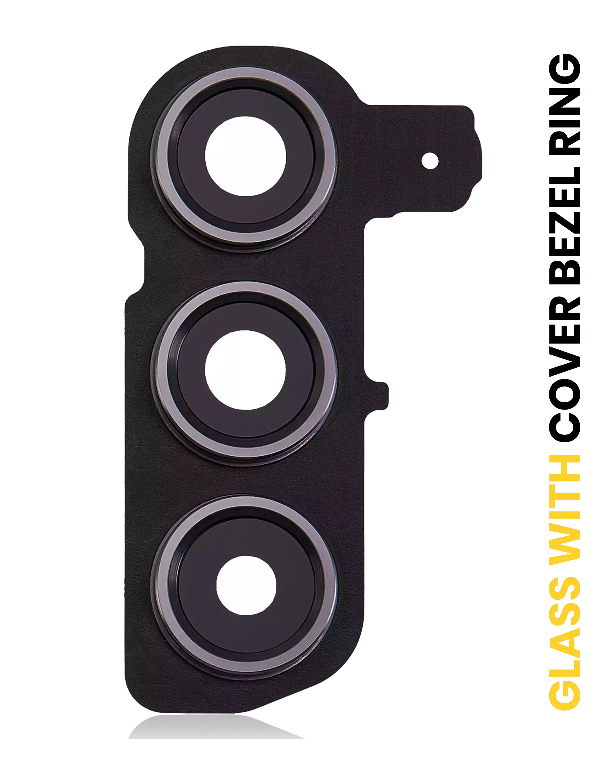 Lente fotocamera posteriore con Cover Cornice Ring per Samsung Galaxy S24 5G (Onyx Nero)