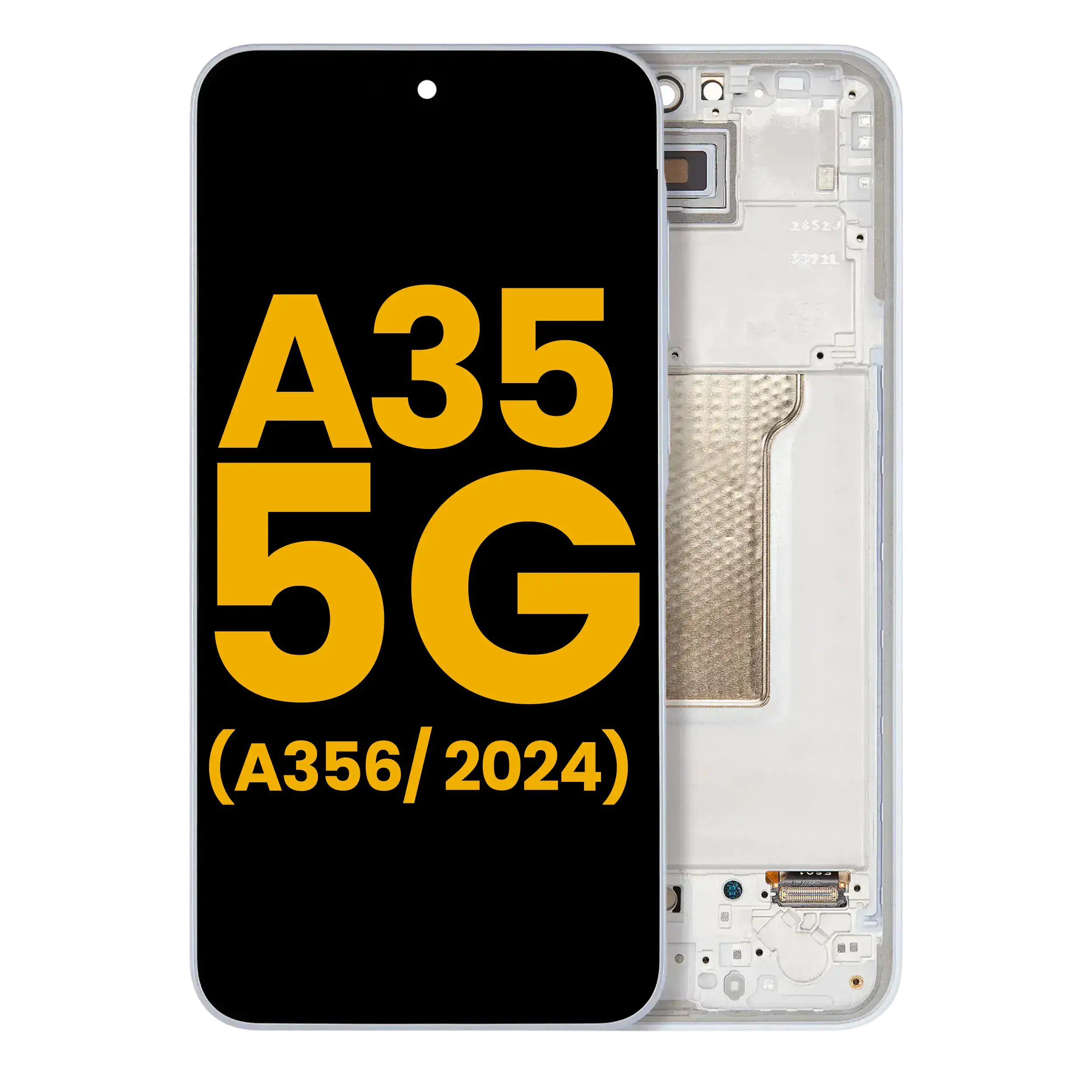 Display OLED completo con Frame per Samsung Galaxy A35 5G (A356 / 2024) (Refurbished) (Iceblue)