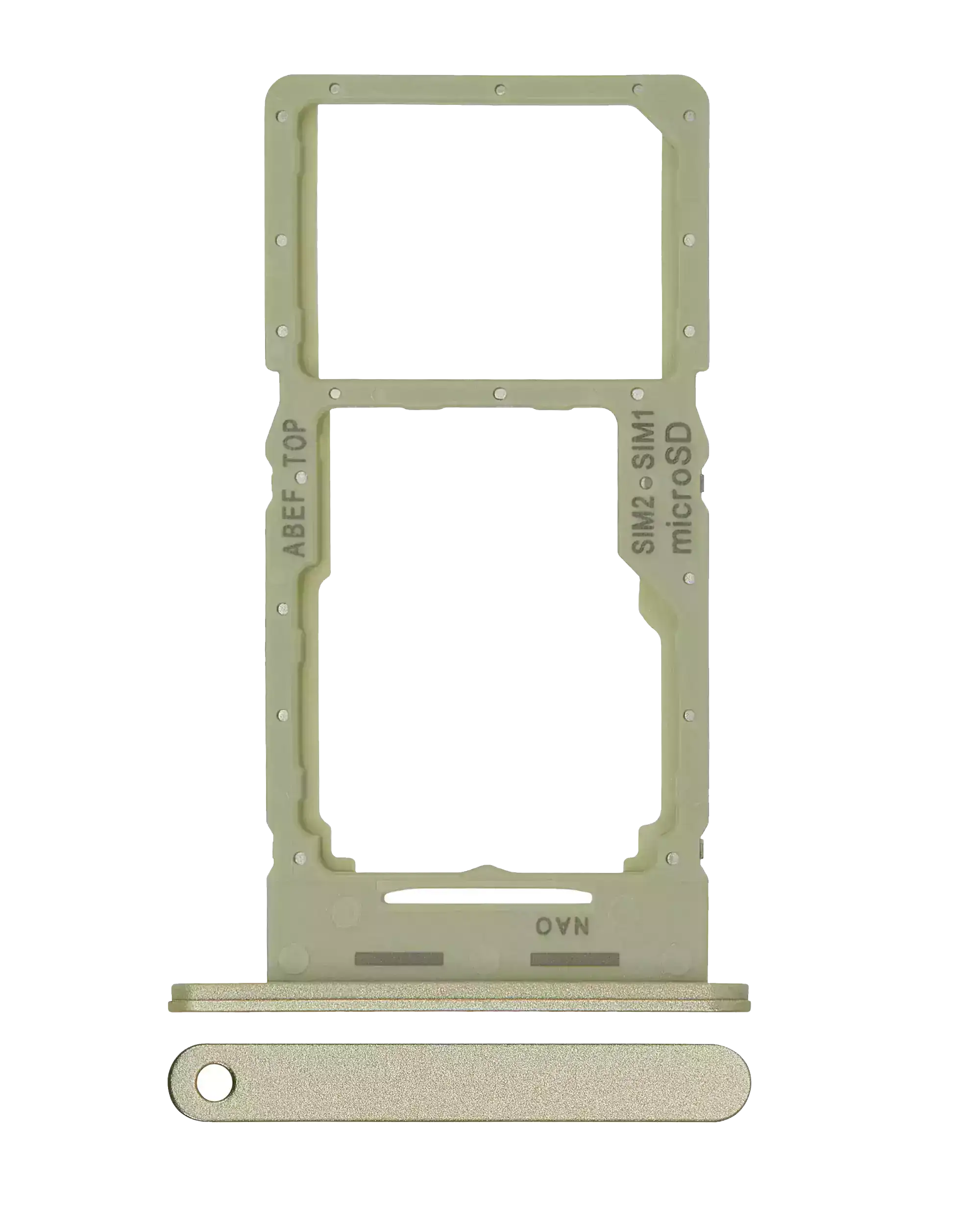 Carrellino doppia SIM per Samsung Galaxy A25 5G (A256 / 2023) (Personality Giallo)