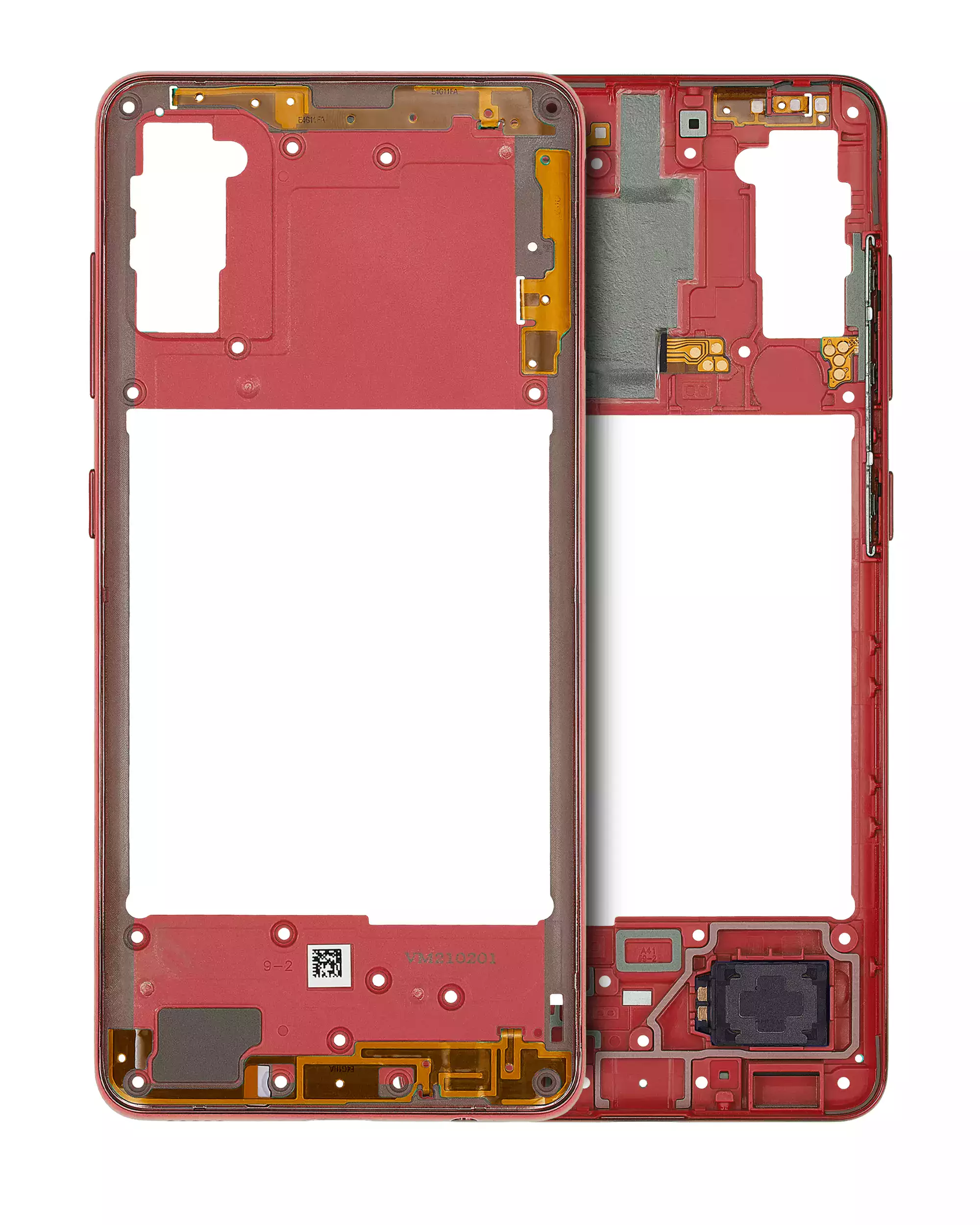 Frame centrale per Samsung Galaxy A41 (A415 / 2020) (Prism Crush Rosso)