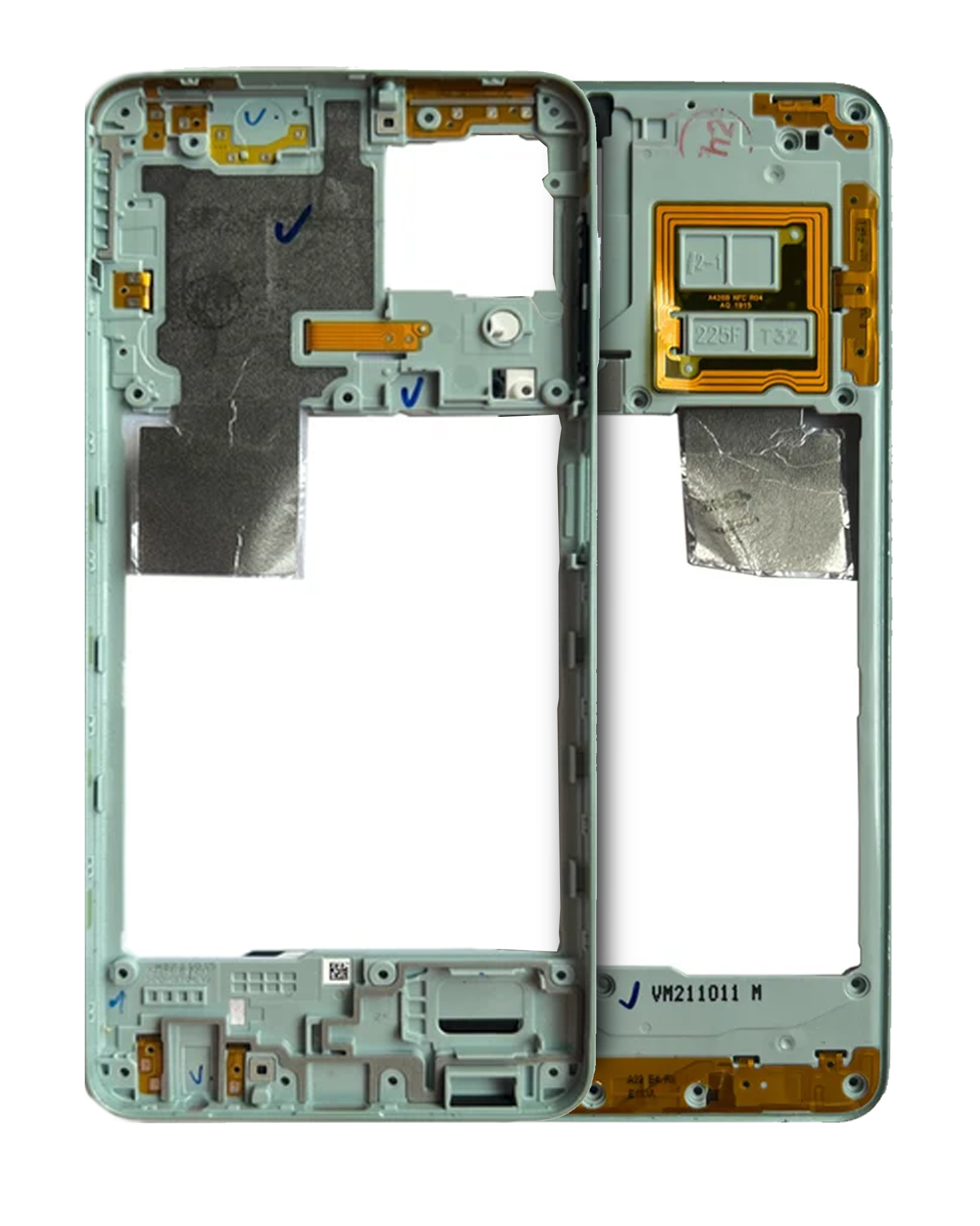 Frame centrale per Samsung Galaxy A22 4G (A225 / 2021) (Mint)