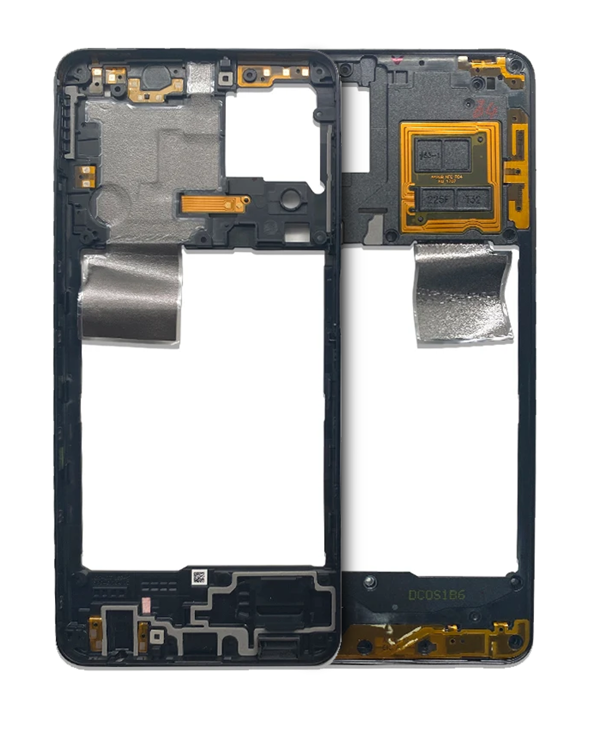 Frame centrale per Samsung Galaxy A22 4G (A225 / 2021) (Nero)