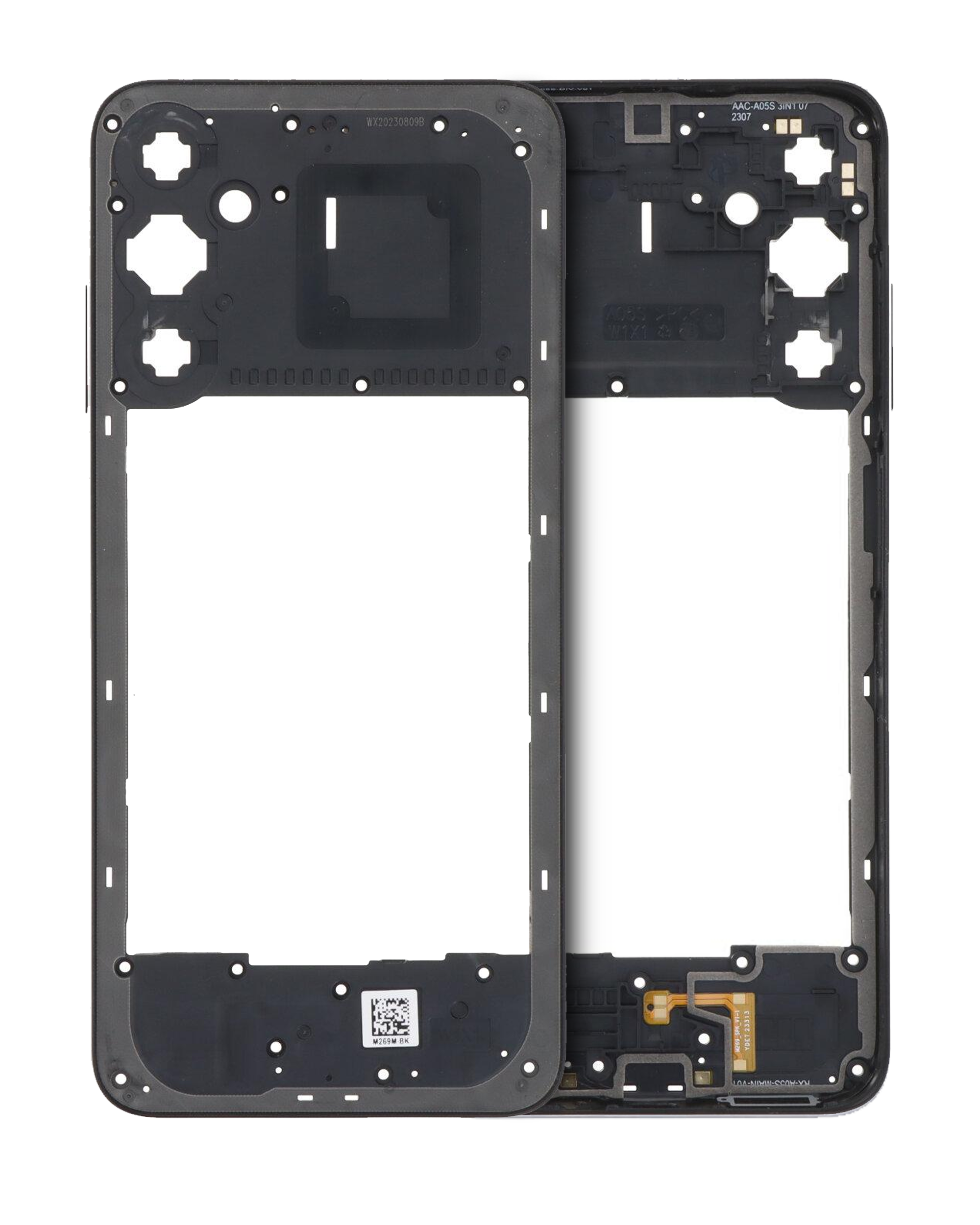 Frame centrale per Samsung Galaxy A05S (A057 / 2023) (Nero)